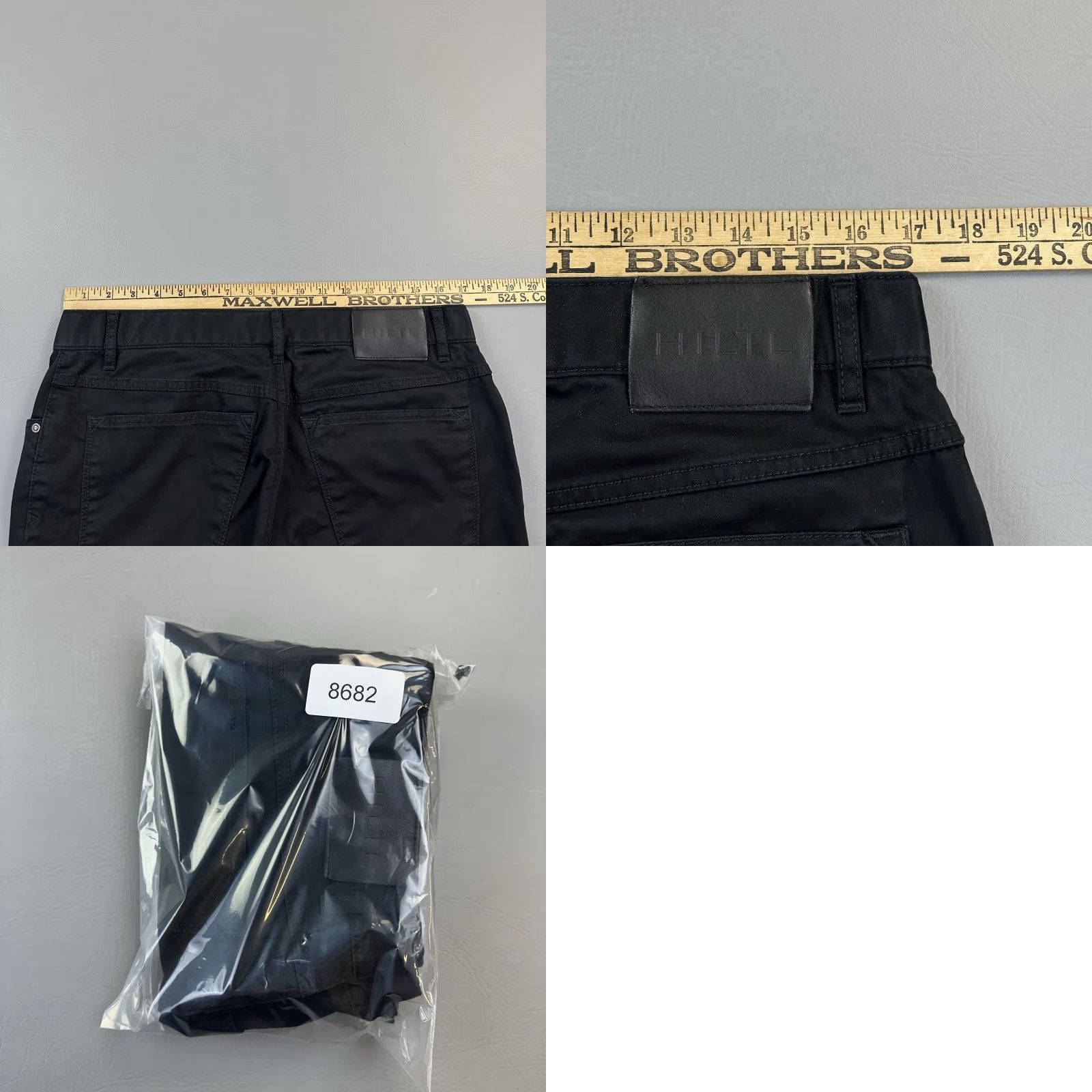 Vintage Hiltl Pants Mens 34x29 Black 5 Pocket Casual Preppy Golf Chino Straight Regular Kurt Performance 54 34x29 Mens Pants Size US 34 / EU 50 - 9 Thumbnail