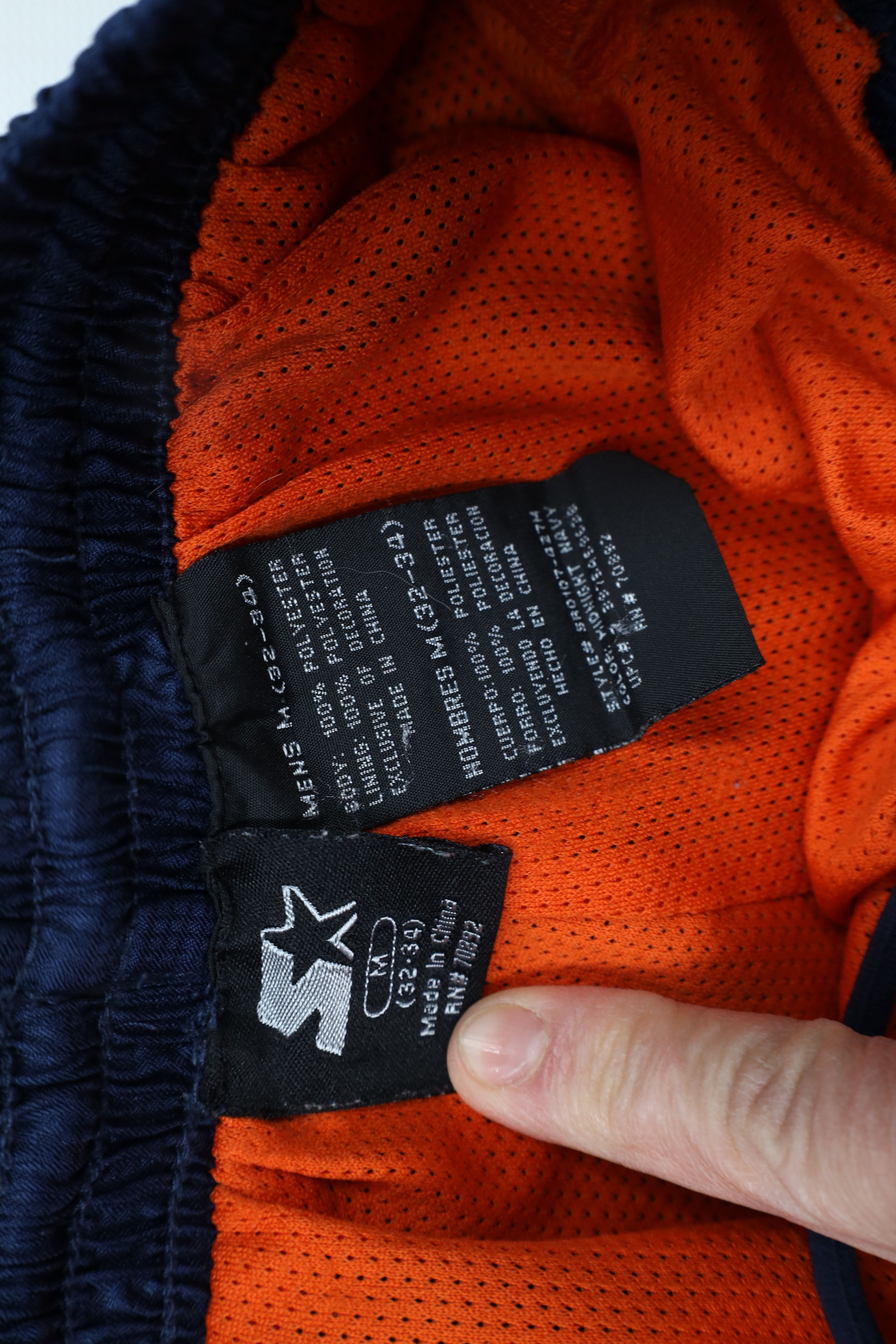 Starter × Vintage Vintage 90s Y2K Starter Reflective Windbreaker Pants Blue Size US 34 / EU 50 - 7 Thumbnail
