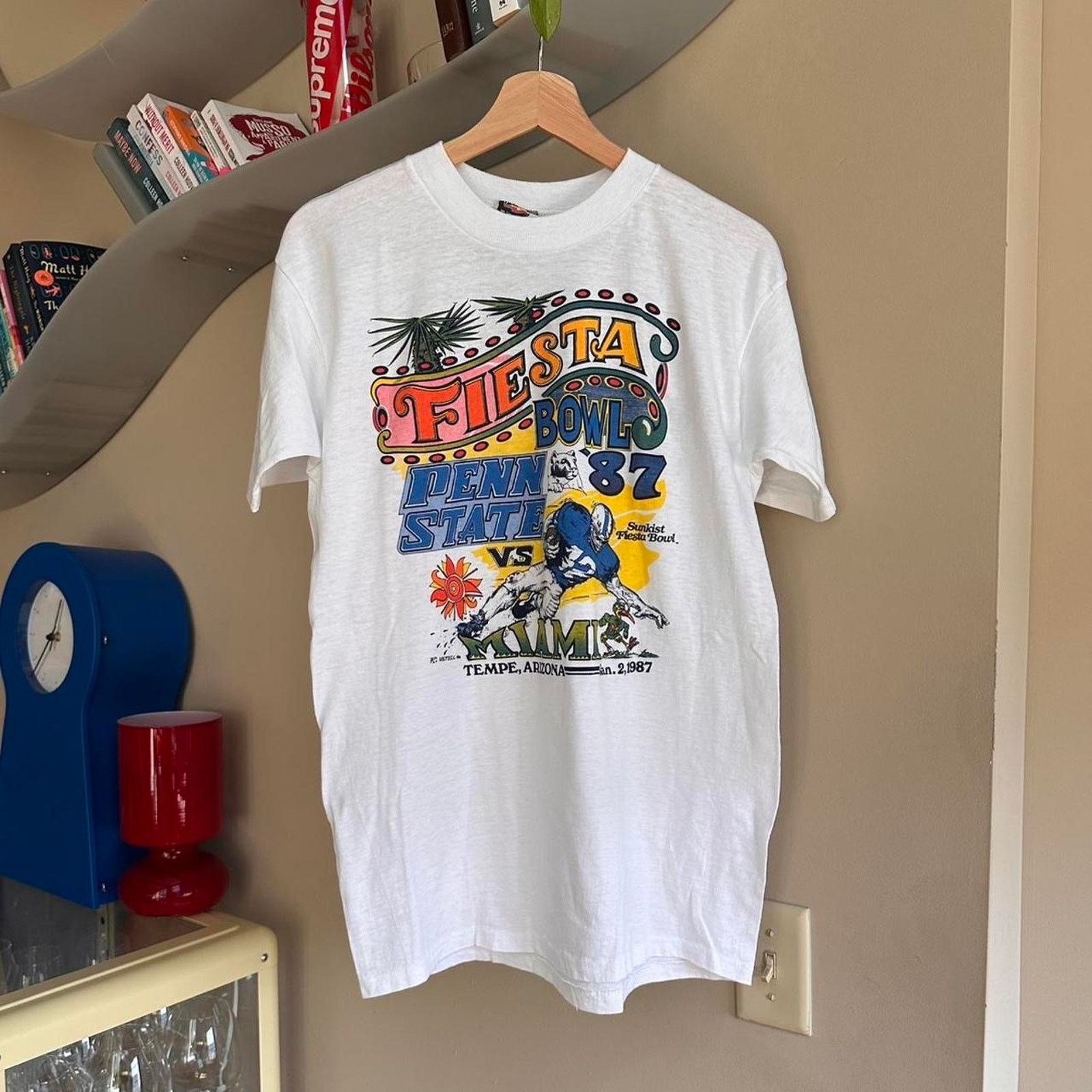 Vintage Vintage 1987 Fiesta Bowl Shirt Size US L / EU 52-54 / 3 - 1 Thumbnail