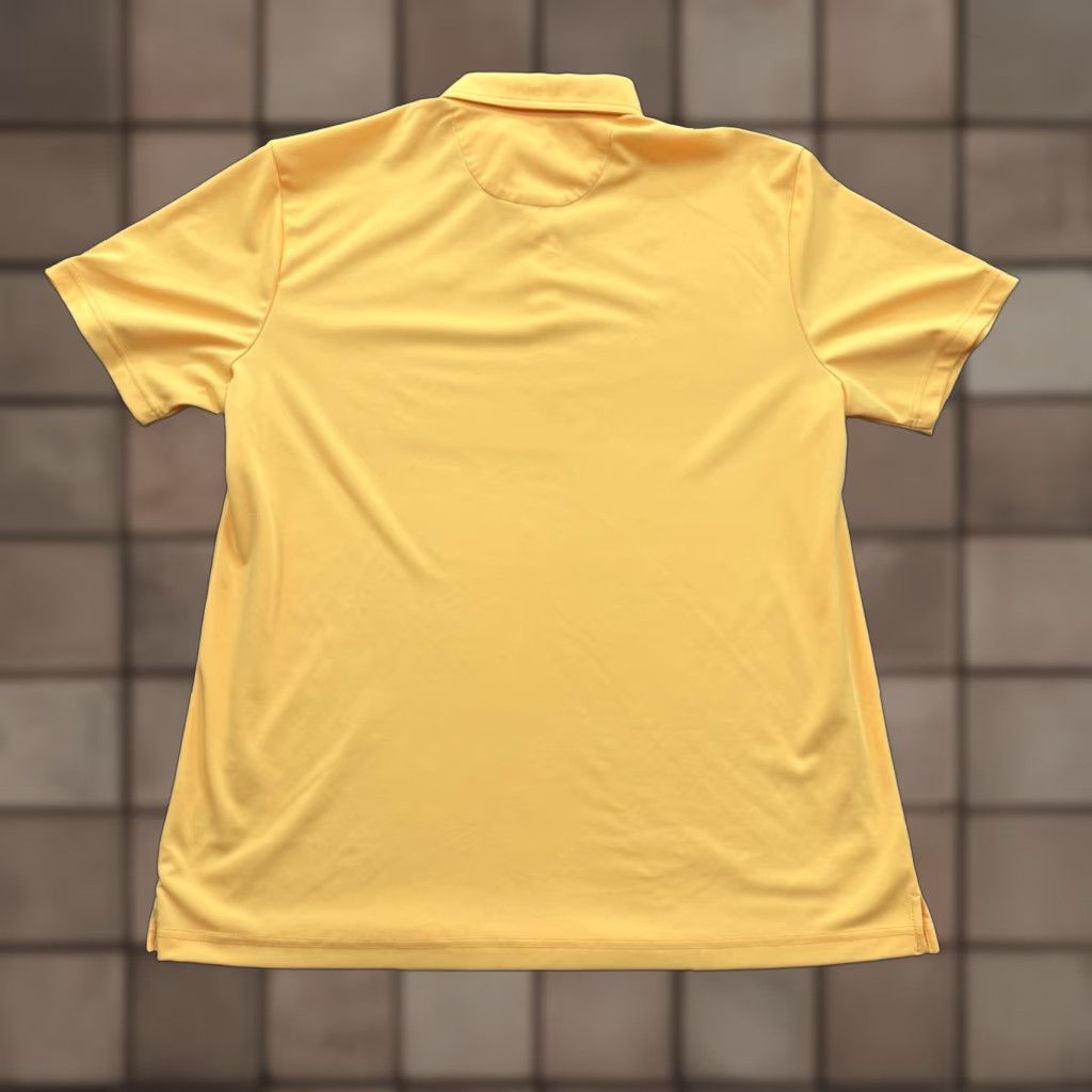 Vintage Loudmouth Polo Shirt Mens XL Yellow Golf Performance Lightweight 100% Polyester Size US XL / EU 56 / 4 - 1 Thumbnail