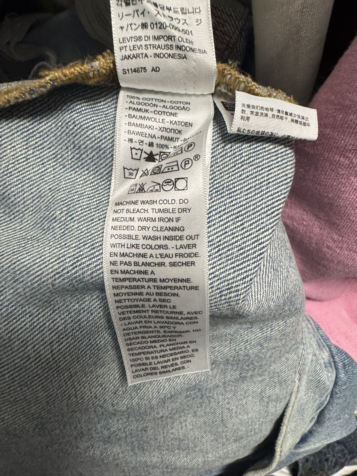 DENIM TEARS Denim Tears x Levi's Jacket Light Blue Size US L / EU 52-54 / 3 - 7 Thumbnail
