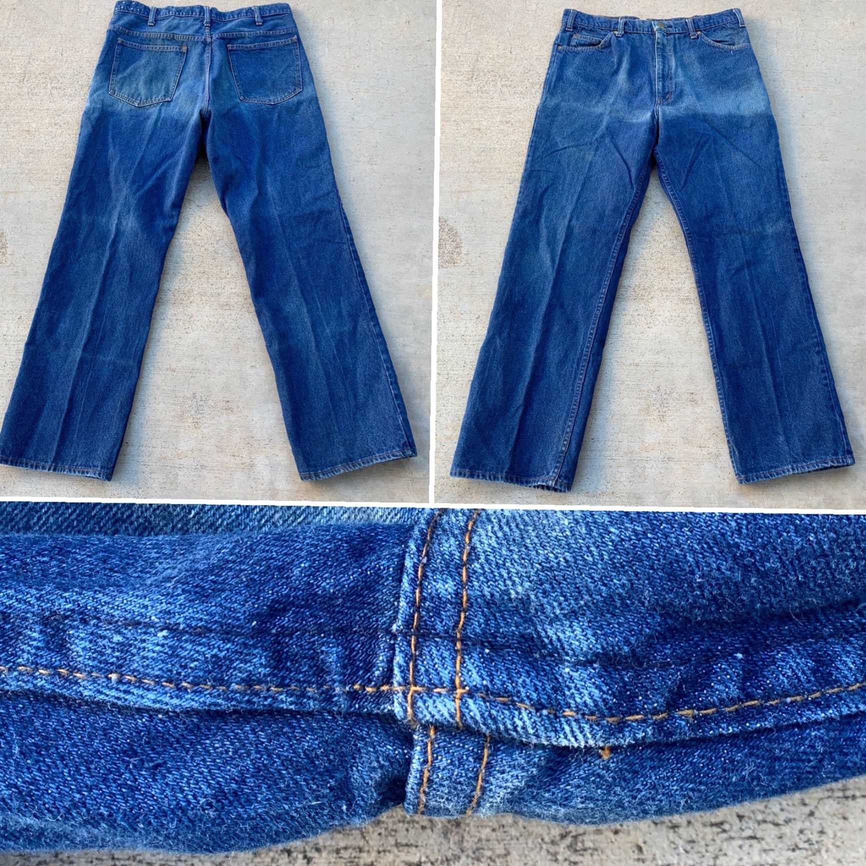 Vintage VINTAGE Unbranded Jeans Rockabilly 5 Pocket Denim USA Scovill Zipper 36 Waist 30 Inseam 31 Rise High Men Size US 36 / EU 52 - 5 Thumbnail