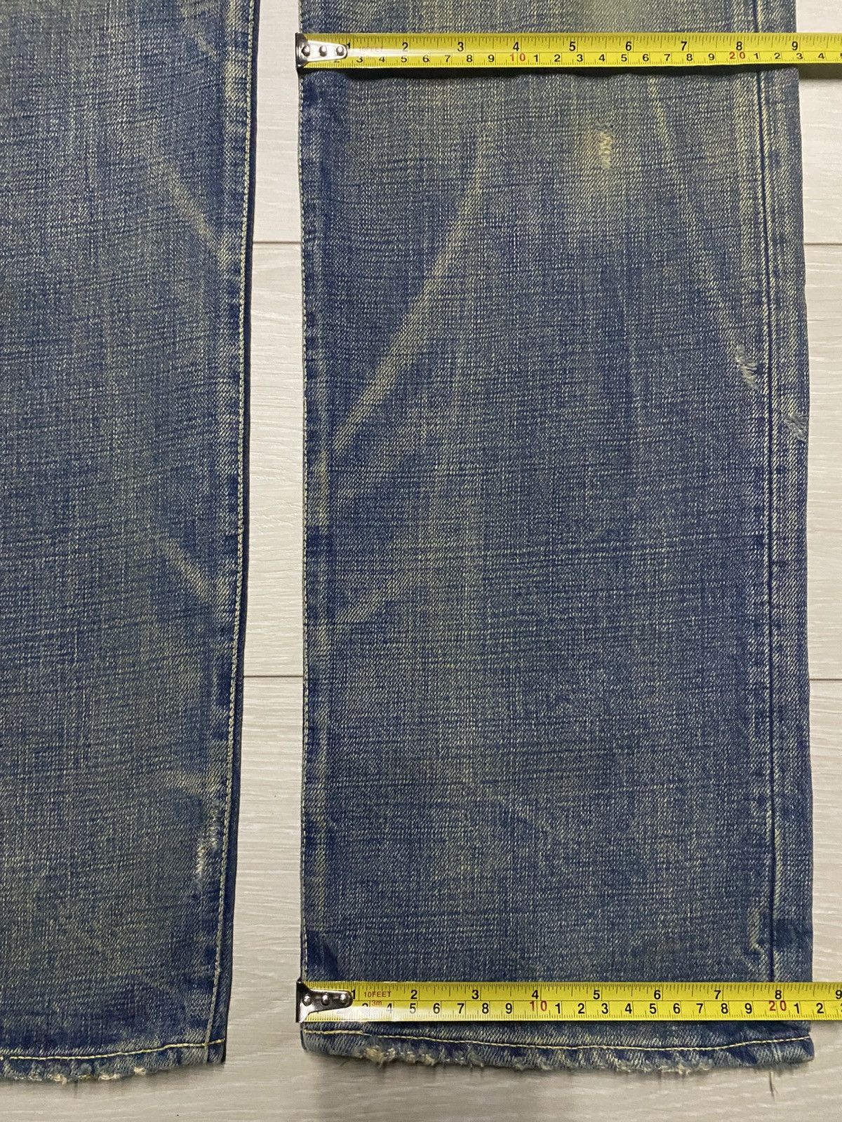 Levi's Vintage Levis Japan Mud Wash Rusty Distressed Loose Jeans Size US 33 - 17 Thumbnail