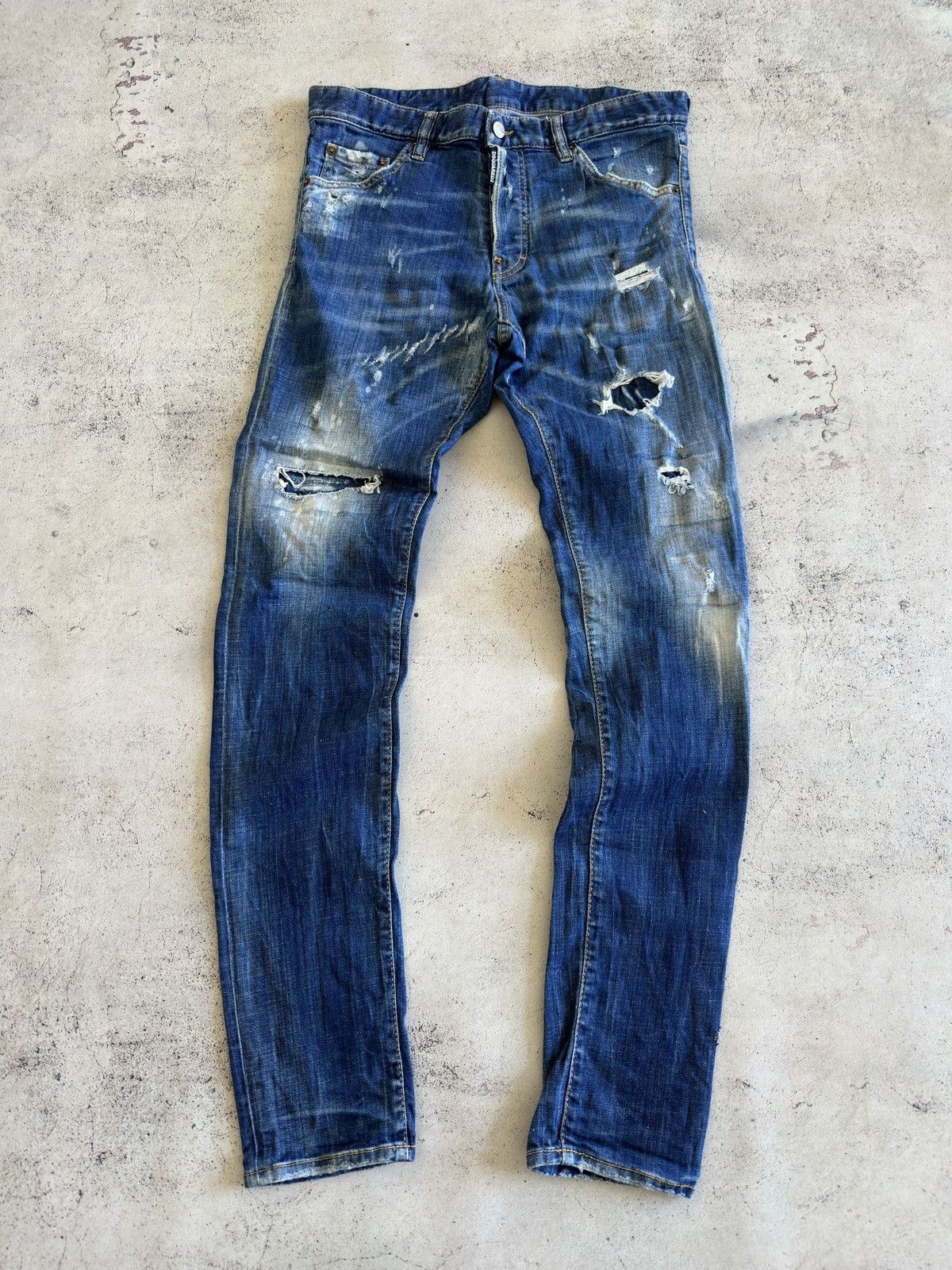 Dsquared2 Dsquared 2 Blue Slim Denim Jeans Pants Size 48 Size US 32 / EU 48 - 1 Thumbnail
