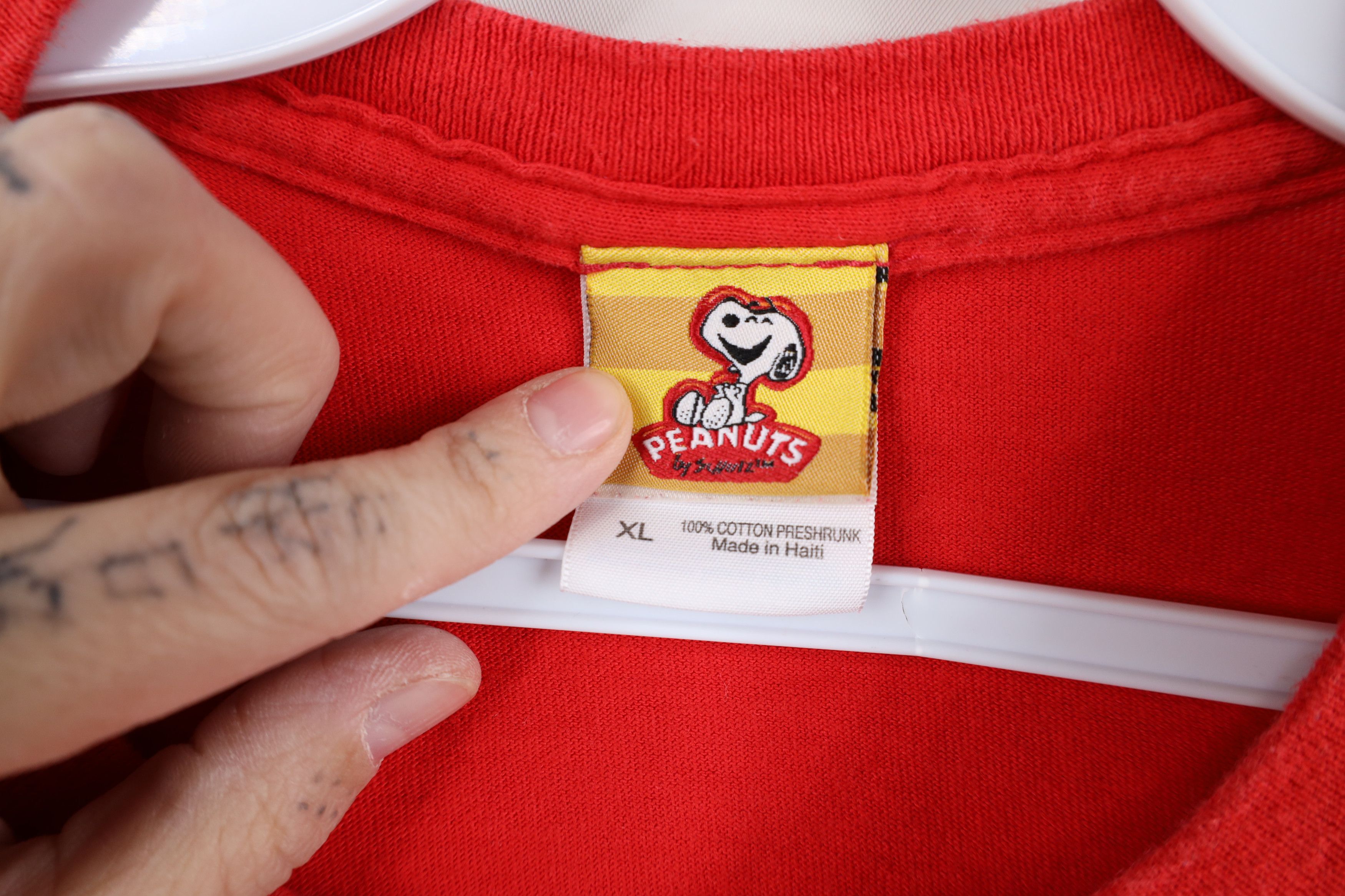 Vintage Vintage Peanuts Charlie Brown BBQ Snoopy Dad T-Shirt Red Size US XL / EU 56 / 4 - 7 Thumbnail