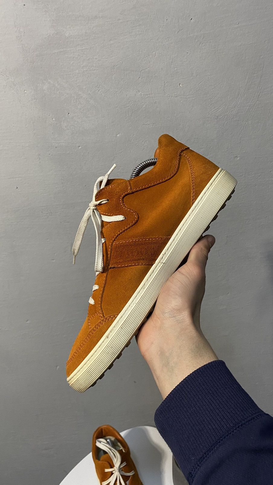 Tod's Tods orange suede sneakers size : 8,5 Size US 8.5 / EU 41-42 - 4 Thumbnail