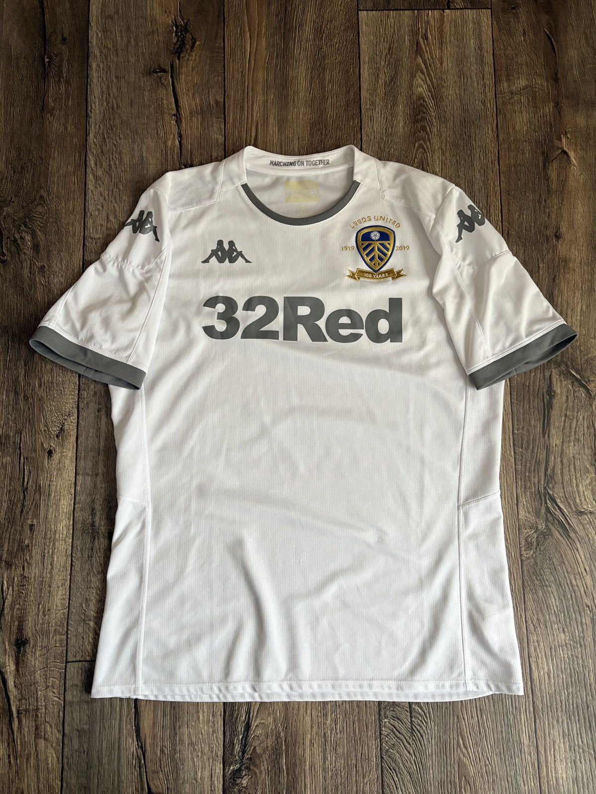 Kappa Leeds United 2019 2020 Home Century Football Jersey Kappa Size US XL / EU 56 / 4 - 1 Thumbnail