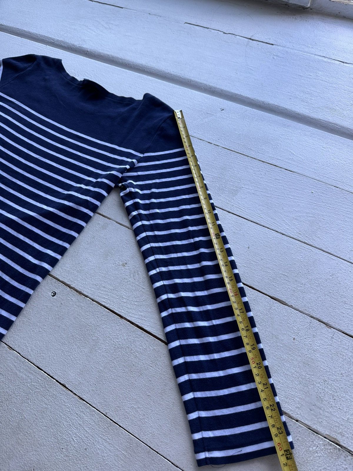 Ralph Lauren 🚨VNTG RALPH LAUREN MARINE STRIPED LONGSLEEVE TANK TOP Size XL / US 12-14 / IT 48-50 - 12 Thumbnail