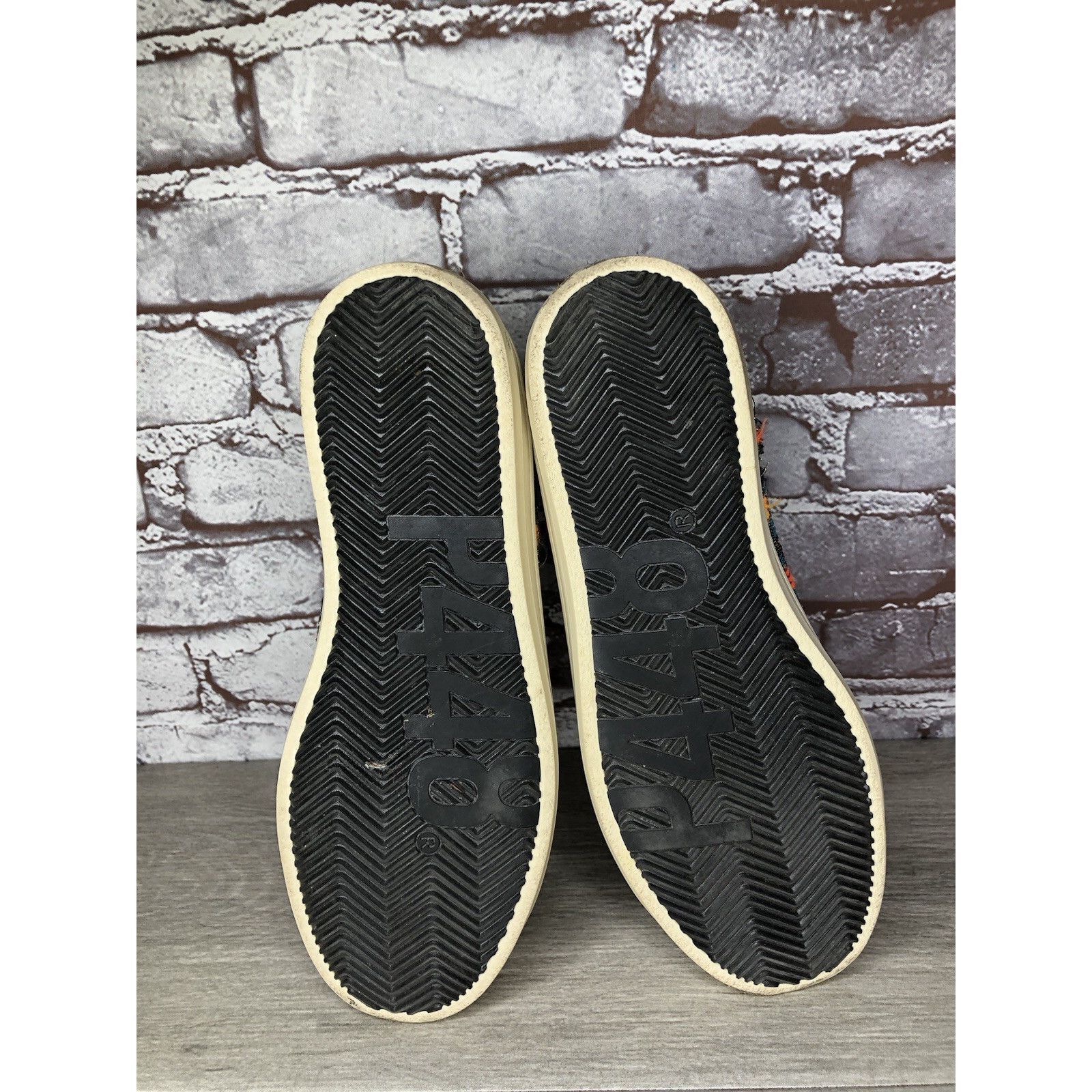 P448 P448 Skate Malhia Sneakers White Leather Lace Up High Top Sh Size US 10.5 / IT 40.5 - 10 Thumbnail