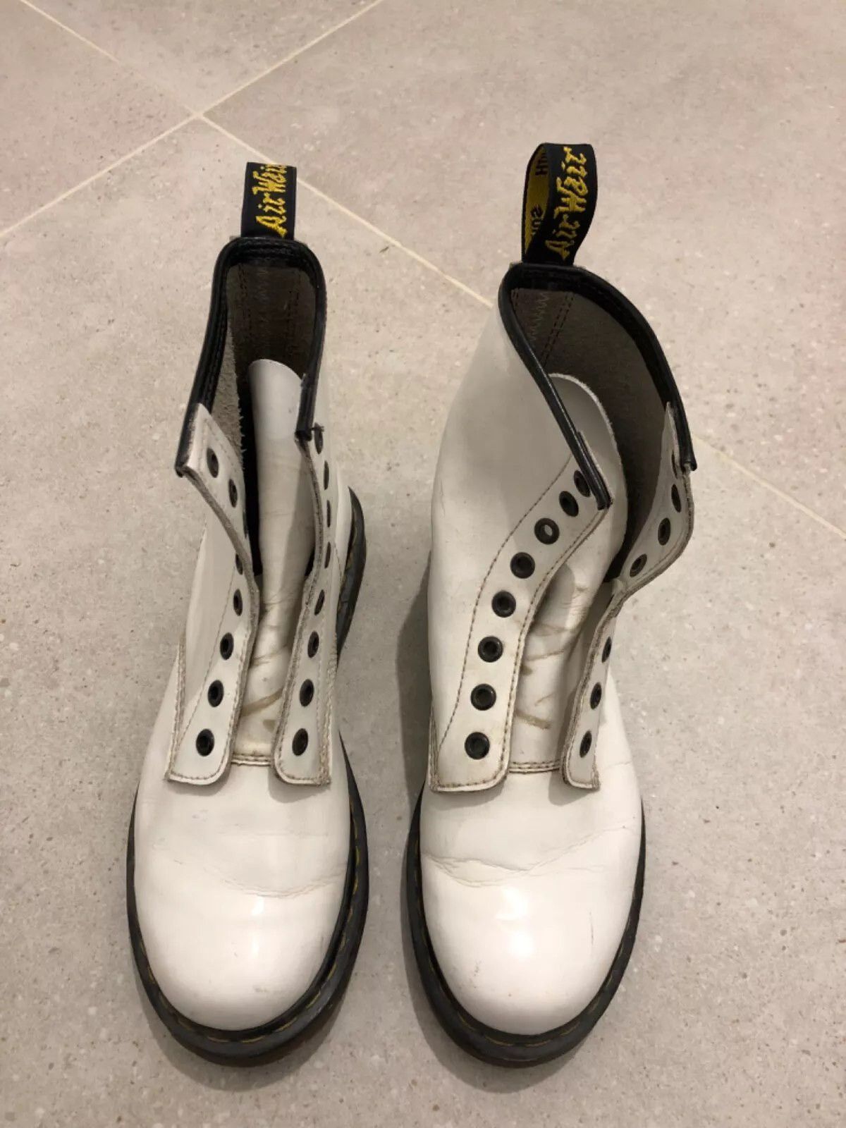 Dr. Martens Dr. Martens Womens Leather Boots Size US 7 / IT 37 - 3 Thumbnail