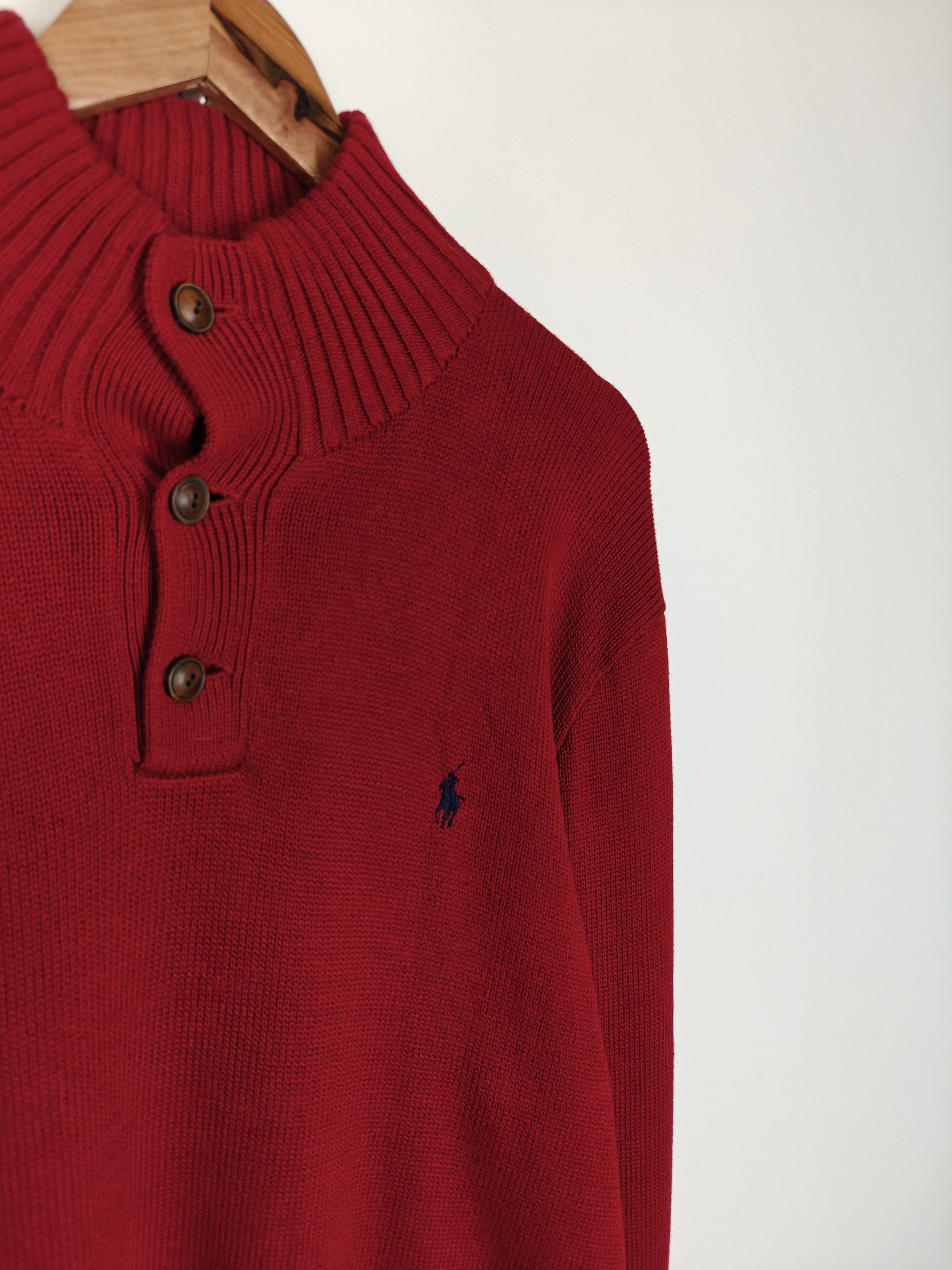 Polo Ralph Lauren Polo Ralph Lauren Knit Sweater Pullover Red size XL Size US XL / EU 56 / 4 - 4 Thumbnail