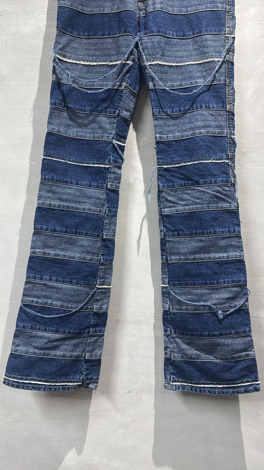 Hysteric Glamour × If Six Was Nine × Japanese Brand Hysteric Glamour Distressed Flared Hagi Denim Pants Size US 29 - 3 Thumbnail