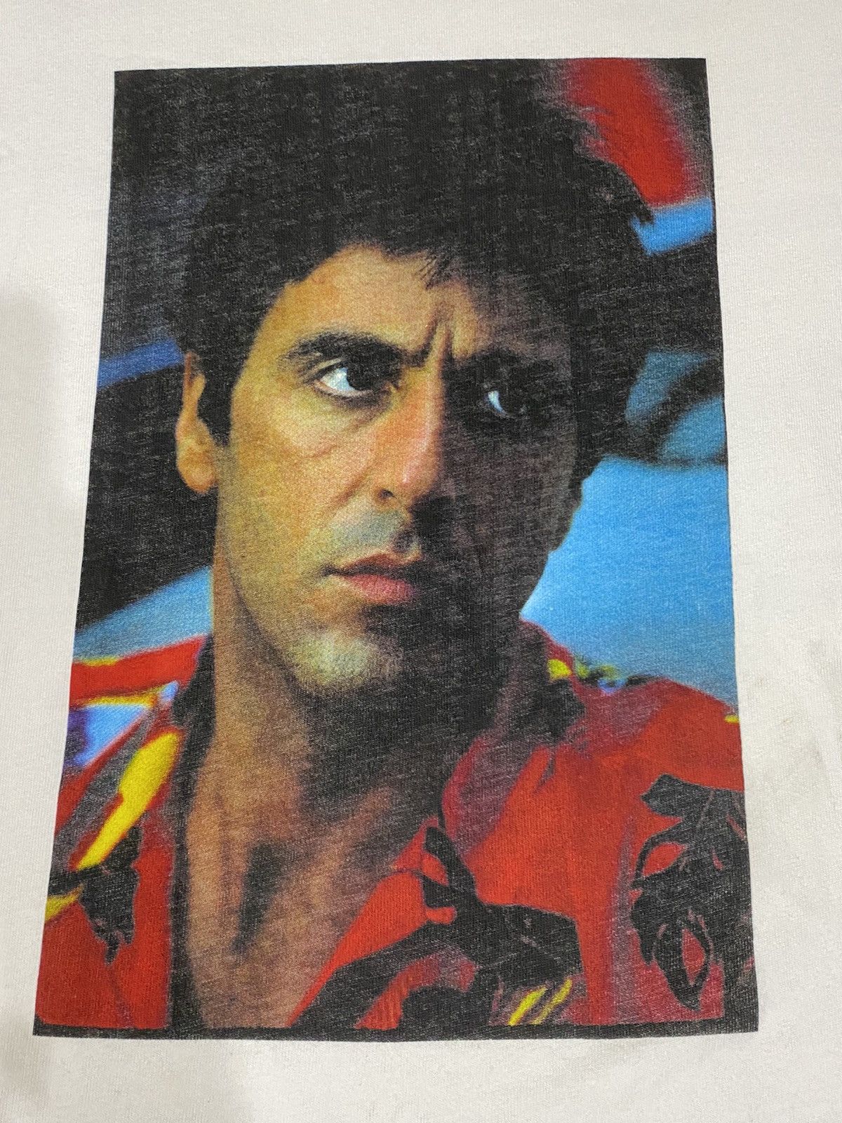 Other RARE SCARFACE AL PACINO AMERICAN CRIME DRAMA WHITE TEE Size US L / EU 52-54 / 3 - 2 Thumbnail