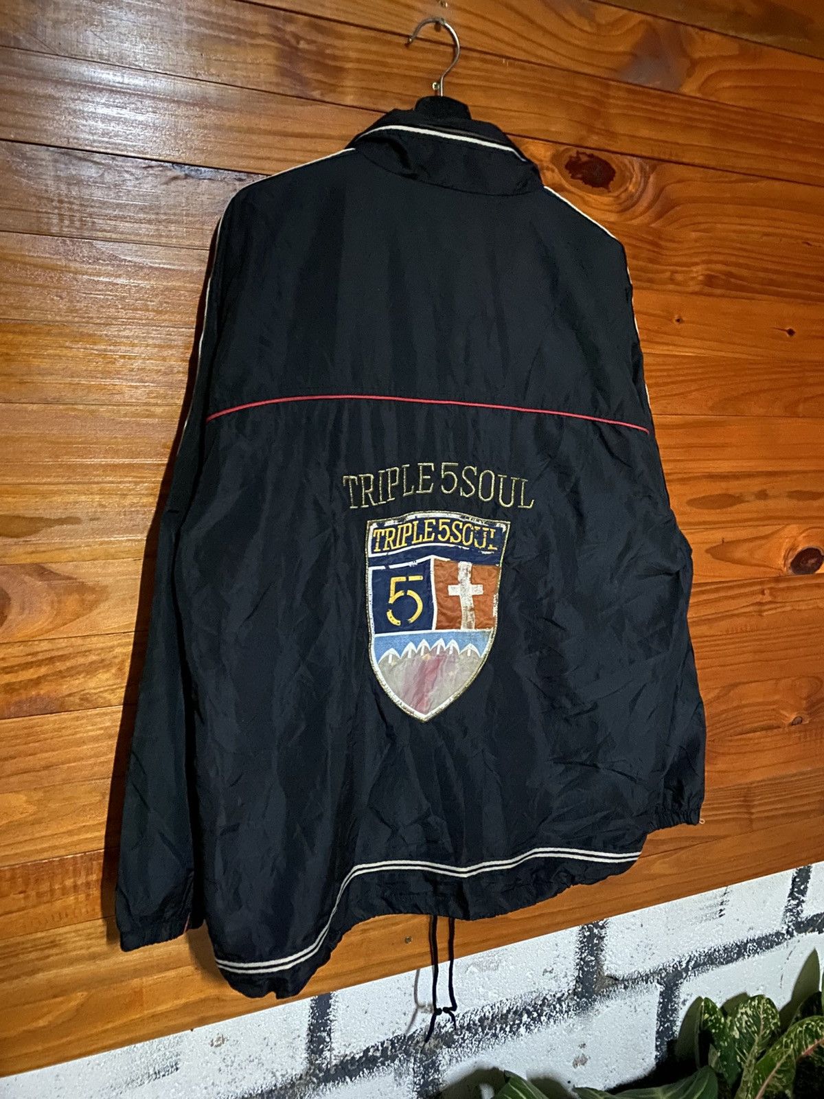 Triple 5 Soul Vintage Triple Five Soul Windbreaker Jacket –1990s/2000s NYC Size US L / EU 52-54 / 3 - 10 Thumbnail
