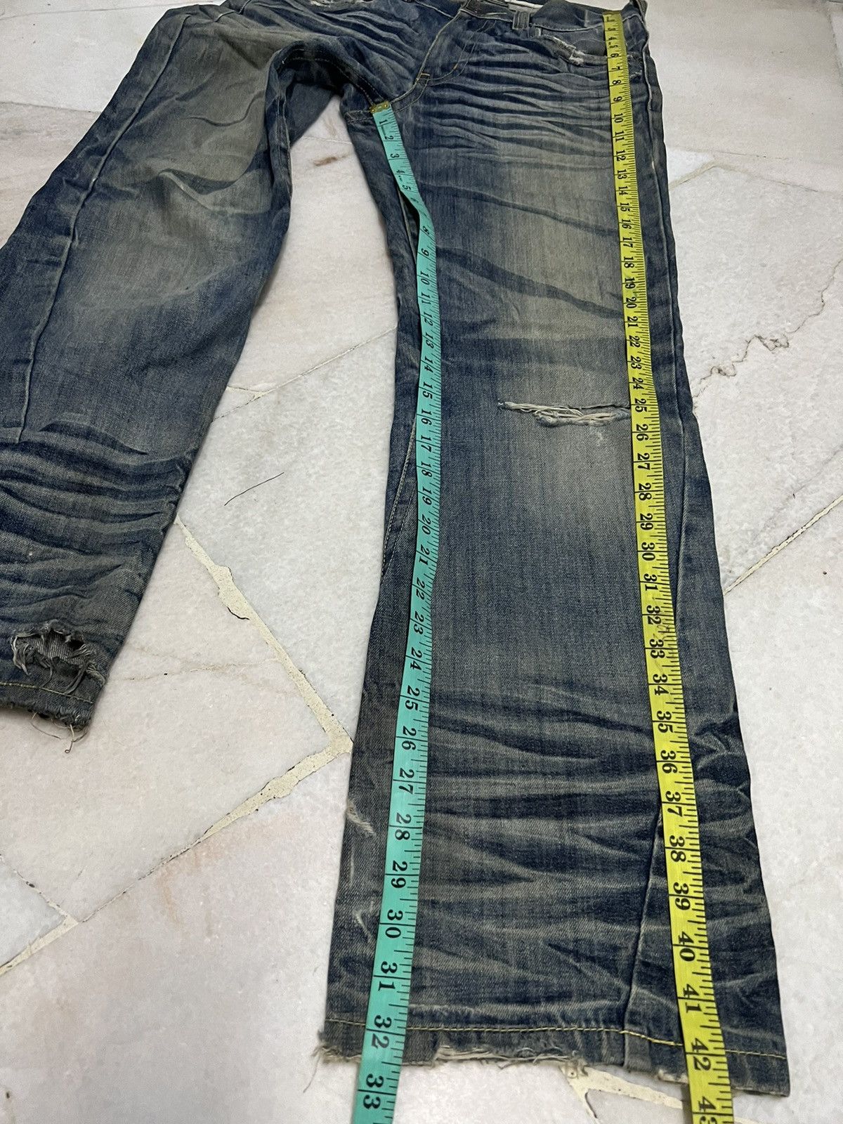 Abercrombie & Fitch VTG ABERCROMBIE & FITCH DISTRESSED JEANS Size US 30 / EU 46 - 21 Thumbnail