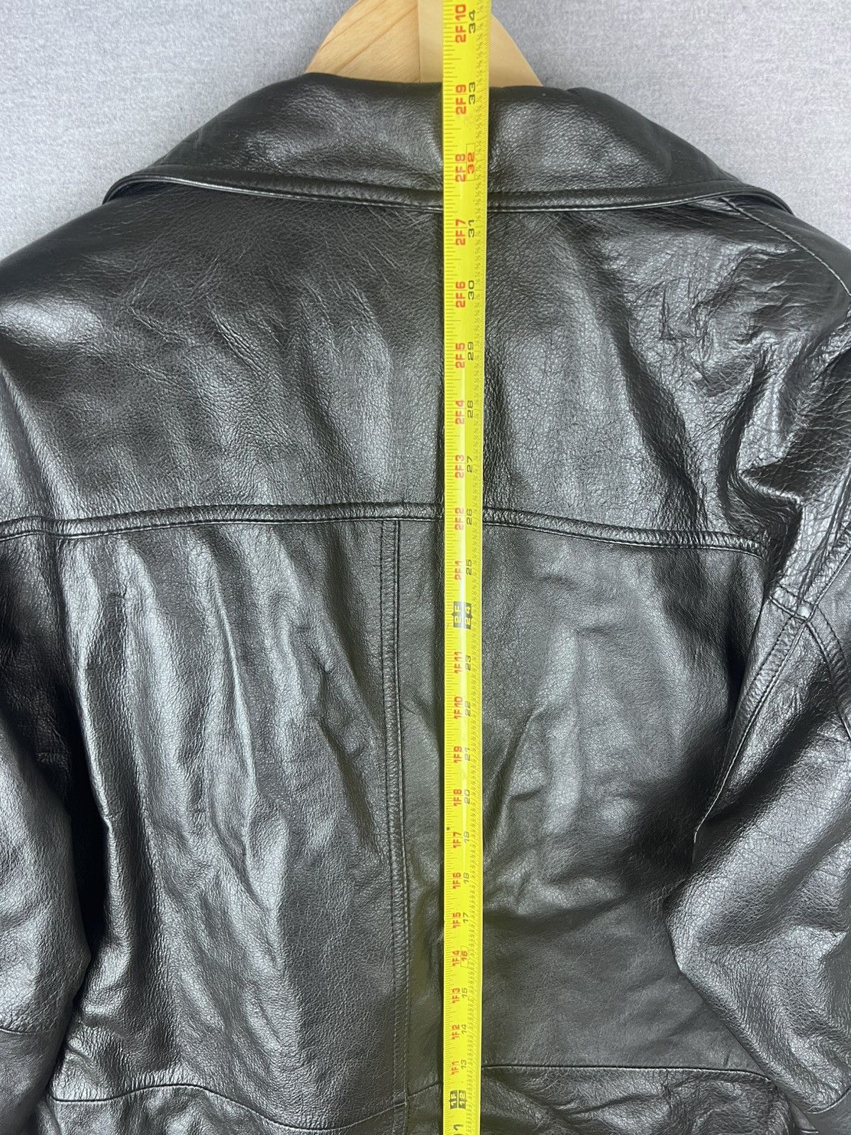 Vintage Vintage 80s 90s Men’s Black Leather Jacket Fits XXL Size US XXL / EU 58 / 5 - 7 Thumbnail