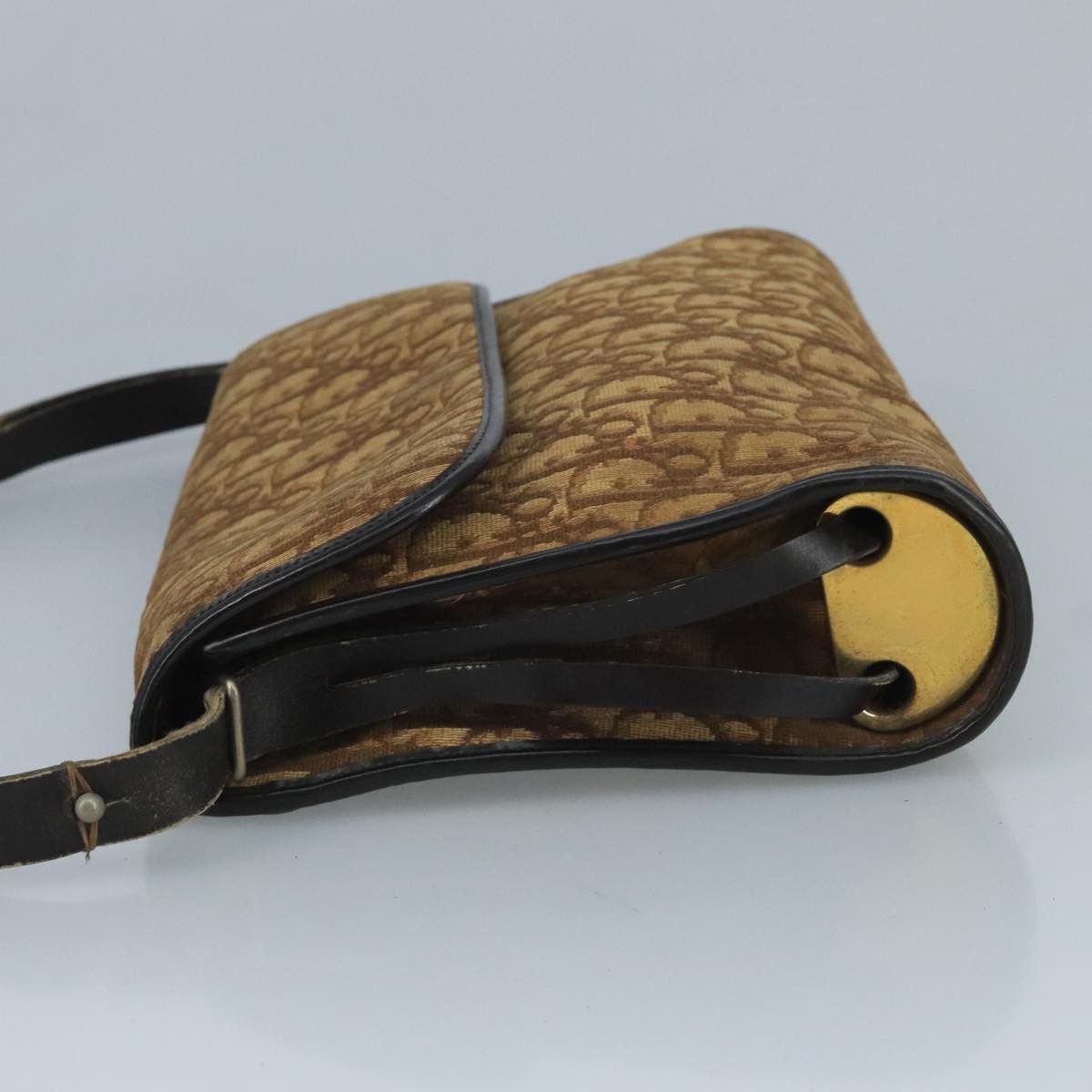 Dior DIOR Trotter Canvas Shoulder Bag Brown Size ONE SIZE - 5 Thumbnail