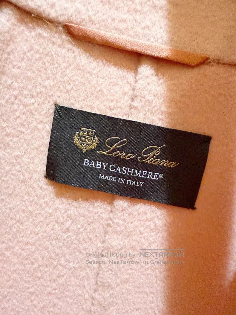 Loro Piana Loro Piana Pink Volcano Collar Baby Cashmere Long Coat Size S / US 4 / IT 40 - 8 Thumbnail