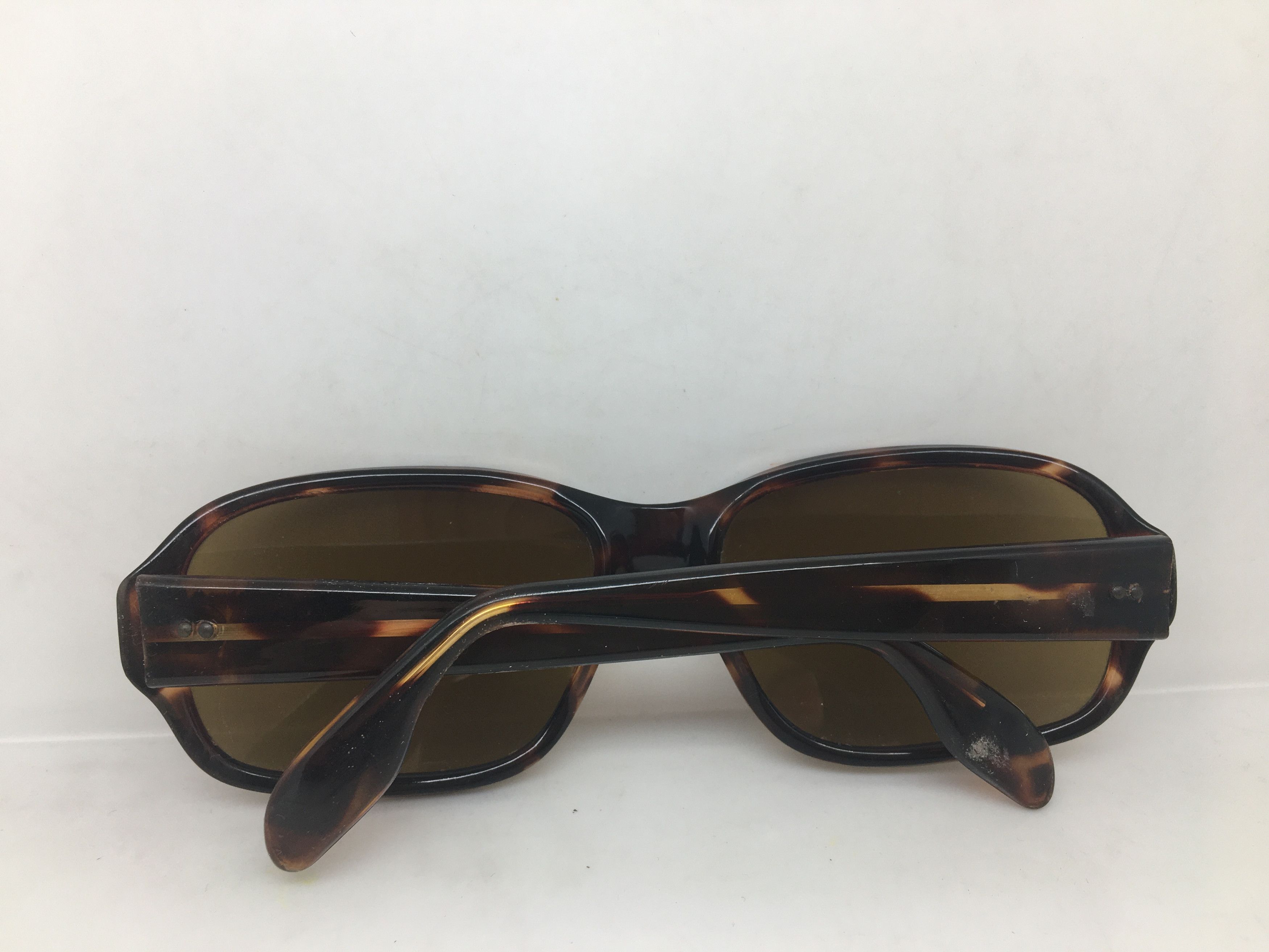 Vintage Vintage 70s Tortoise ROCKABILLY Sunglasses Frame Glass Lens Size ONE SIZE - 6 Thumbnail