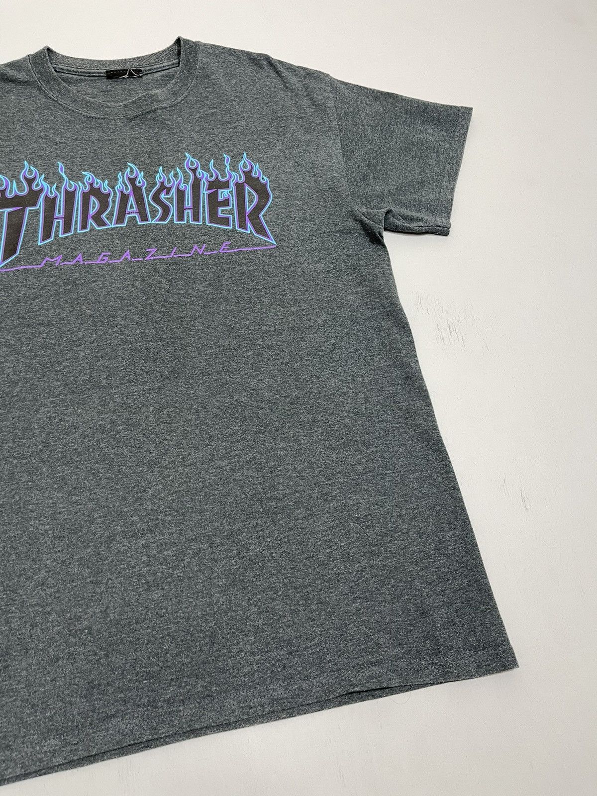 Thrasher Crazy Y2K Thrasher Flames Rare Logo Grunge Punk Skater Tee Size US M / EU 48-50 / 2 - 8 Thumbnail