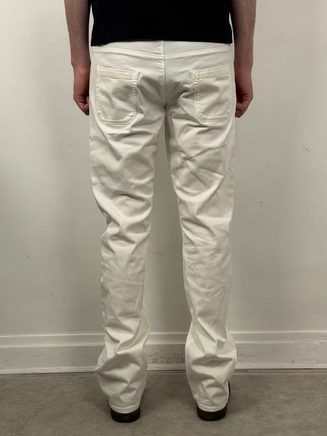 Gucci 2000s Gucci White Minimalist Denim Jeans Size US 32 / EU 48 - 3 Thumbnail