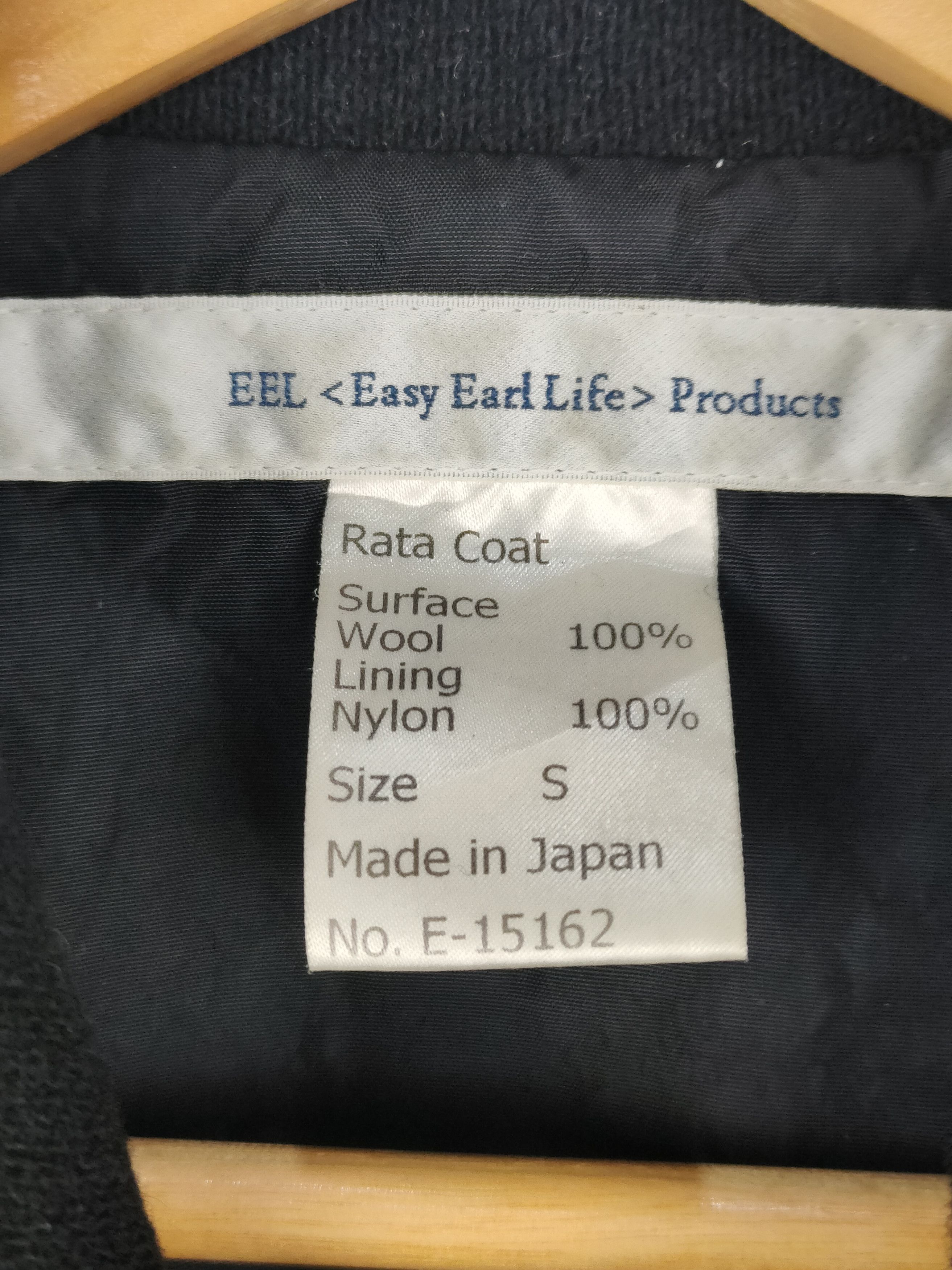 Japanese Brand Japanese Brand EEL Easy Earl Life Wool Rata coat Size US M / EU 48-50 / 2 - 3 Thumbnail