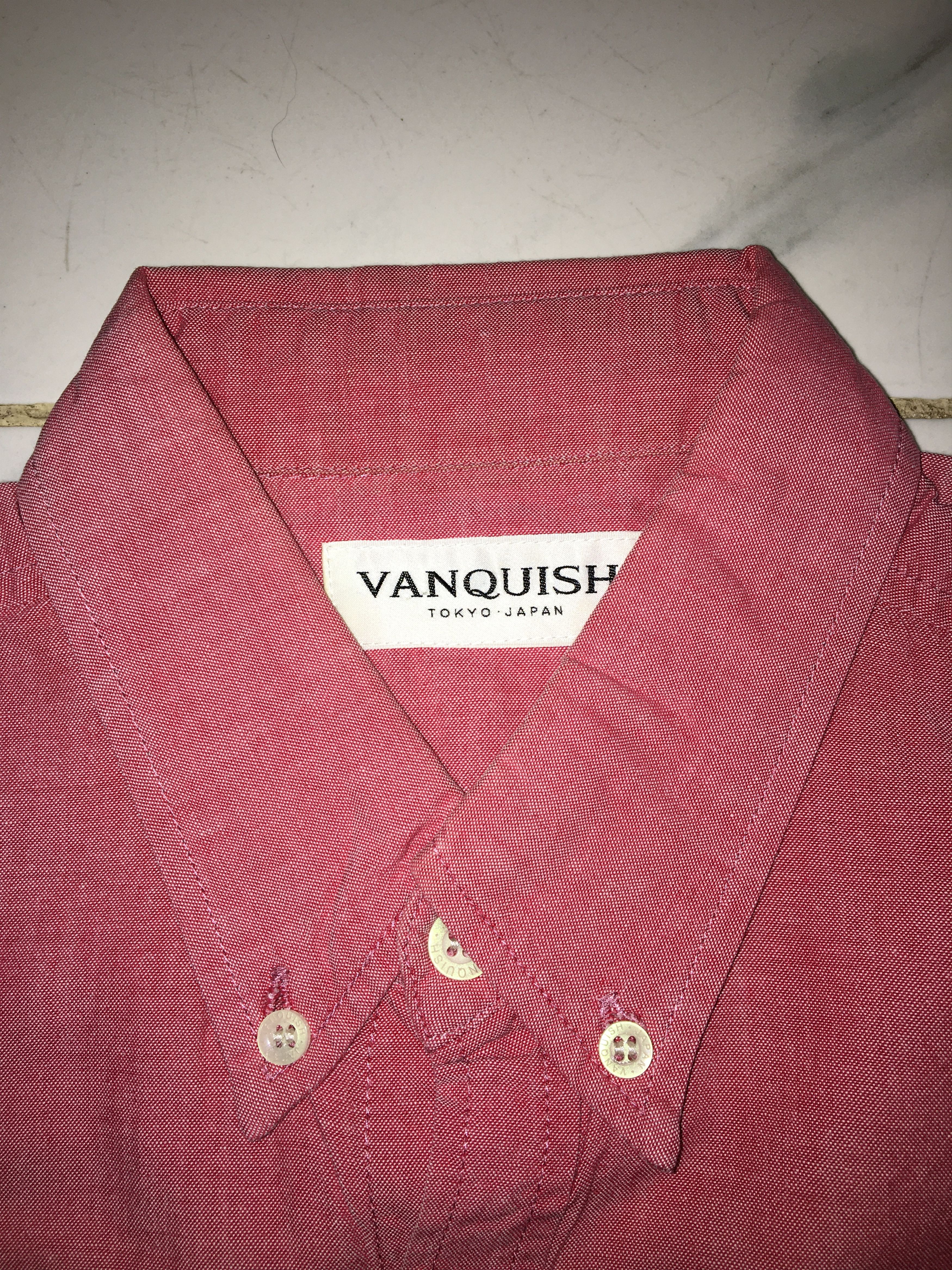 Japanese Brand VANQUISH TOKYO JAPAN SHIRTS (Button Ups) Size US L / EU 52-54 / 3 - 4 Thumbnail