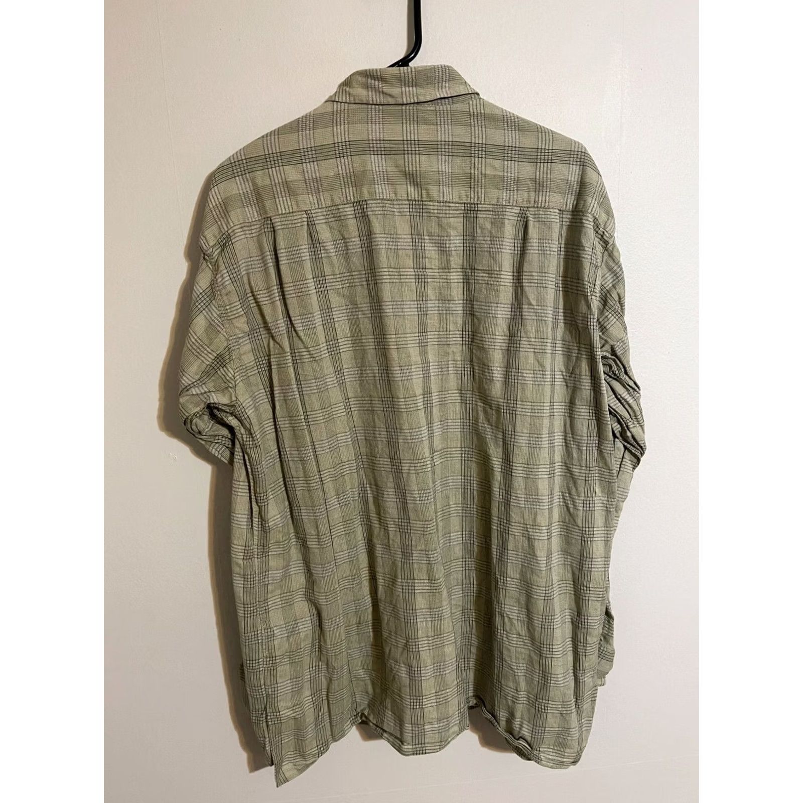 Ermenegildo Zegna Ermenegildo Zegna Plaid Beige/Olive L/S Button-Up Shirt Mens 2XL Made in Italy Shirt, Cotton, Knit, Button-Up, Vintage: No, 2XL Size US XXL / EU 58 / 5 - 4 Thumbnail