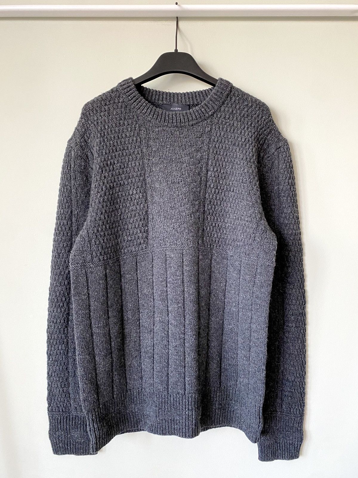 Joseph Joseph Crew NK LS Texture Wool Knit sweater Size US S / EU 44-46 / 1 - 1 Thumbnail