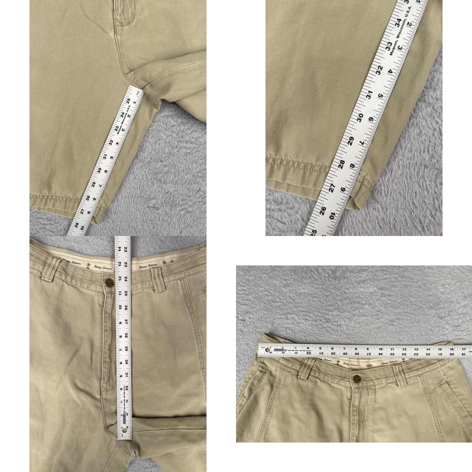 Tommy Bahama Tommy Bahama Shorts Mens 36 Khaki Tencel Cotton Cargo Relax Fit Casual Beach Size US 36 / EU 52 - 8 Thumbnail
