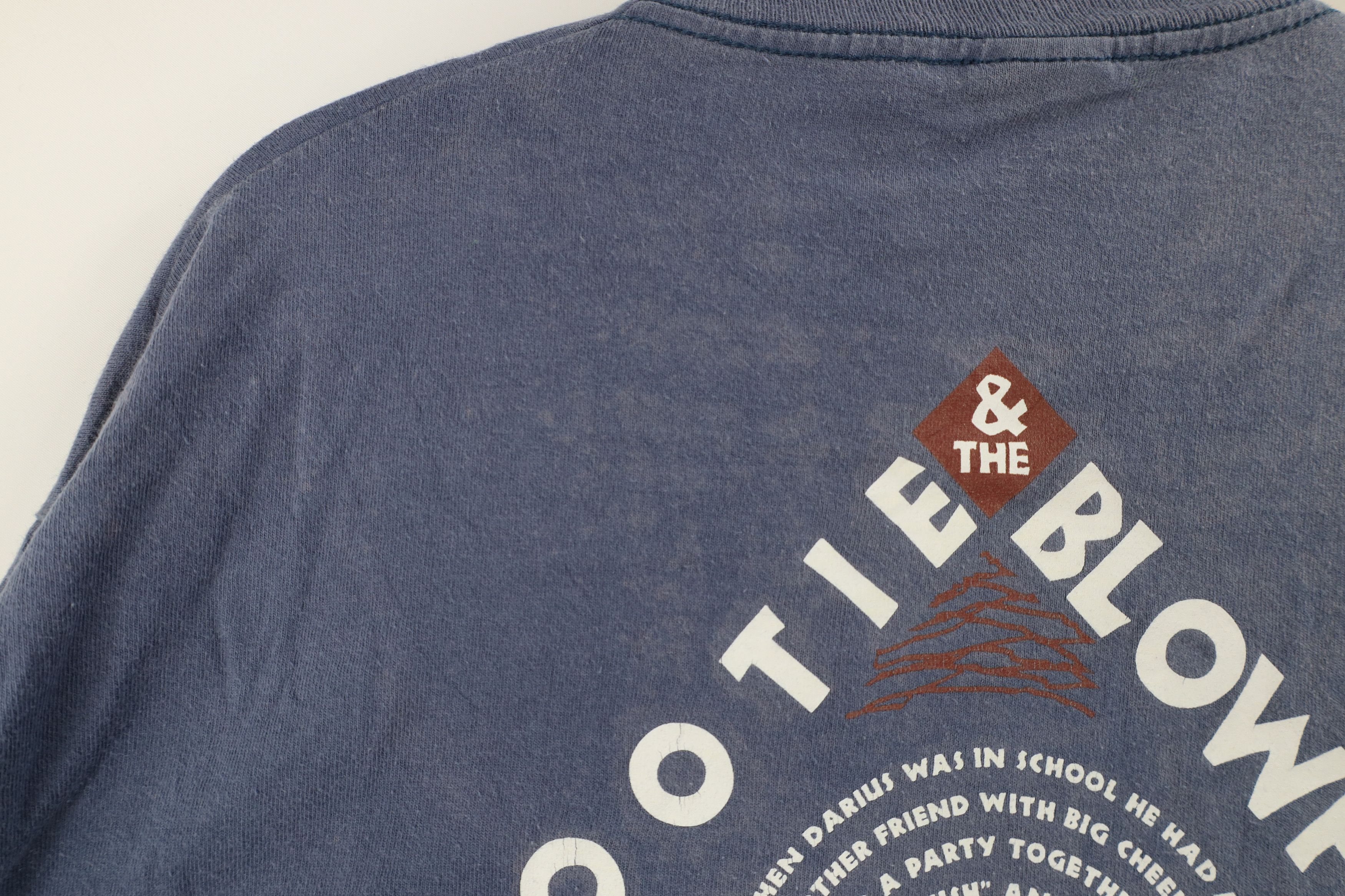 Vintage Vintage 90s Hootie & The Blowfish Band T-Shirt Blue HBF Size US XL / EU 56 / 4 - 10 Thumbnail