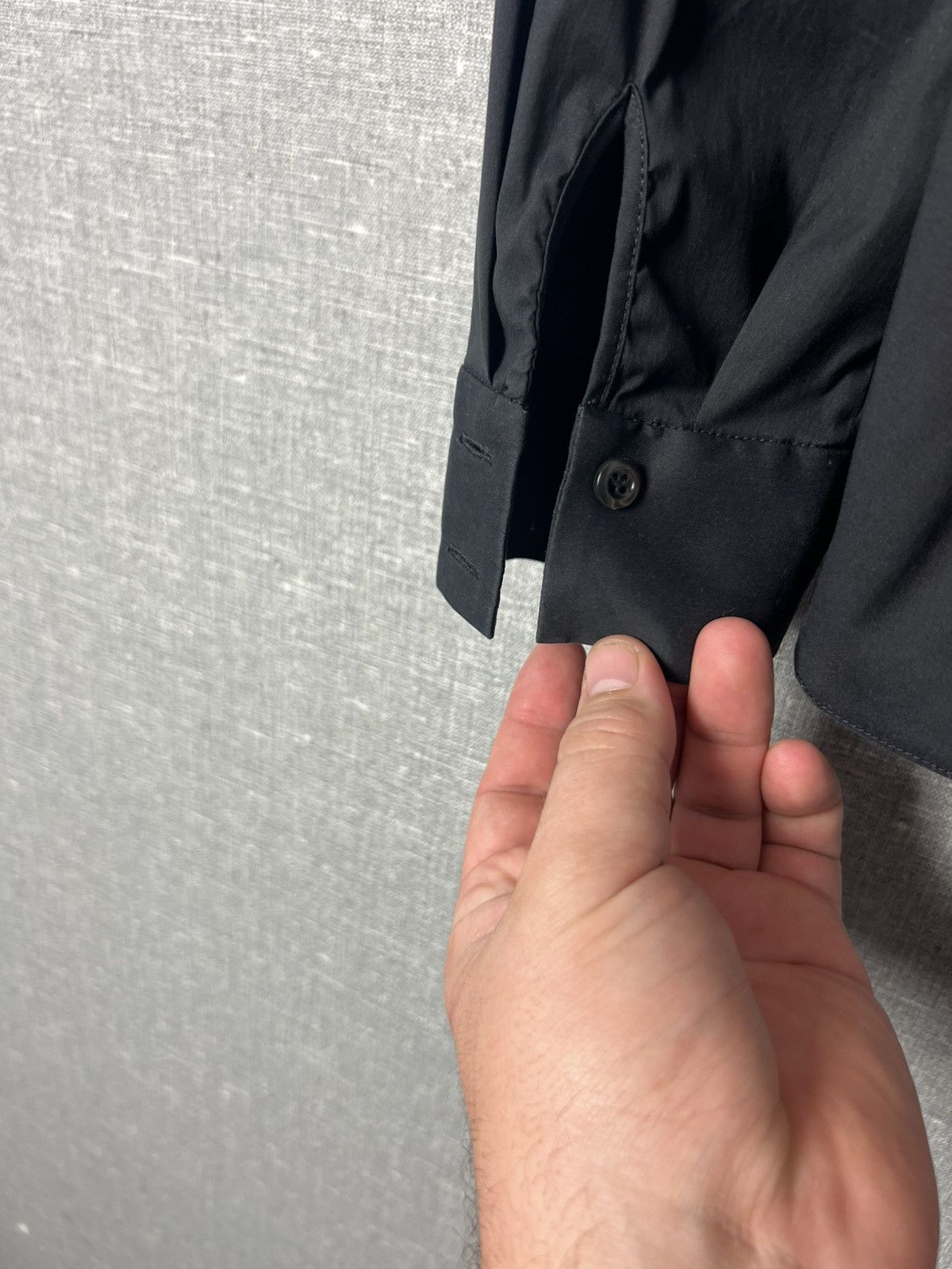 Prada Prada High Neck Long Sleeve Blouse Shirt Back Button Detail Size M / US 6-8 / IT 42-44 - 17 Thumbnail