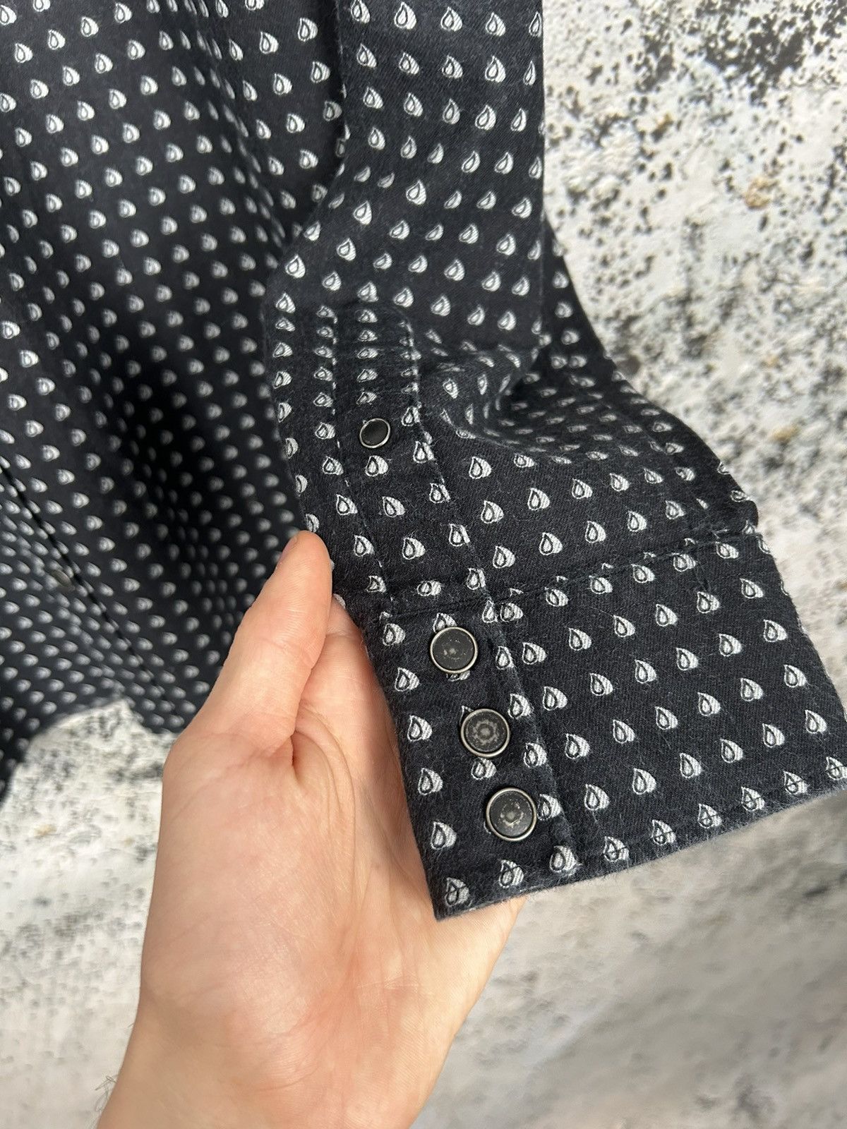Allsaints Allsaints Dots Avantgarde Grunge Shirt Rock Punk Designer Size US XL / EU 56 / 4 - 7 Thumbnail