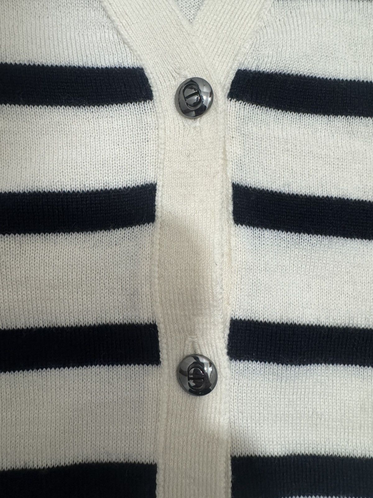 Dior Striped Christian Dior cardigan Size S / US 4 / IT 40 - 7 Thumbnail
