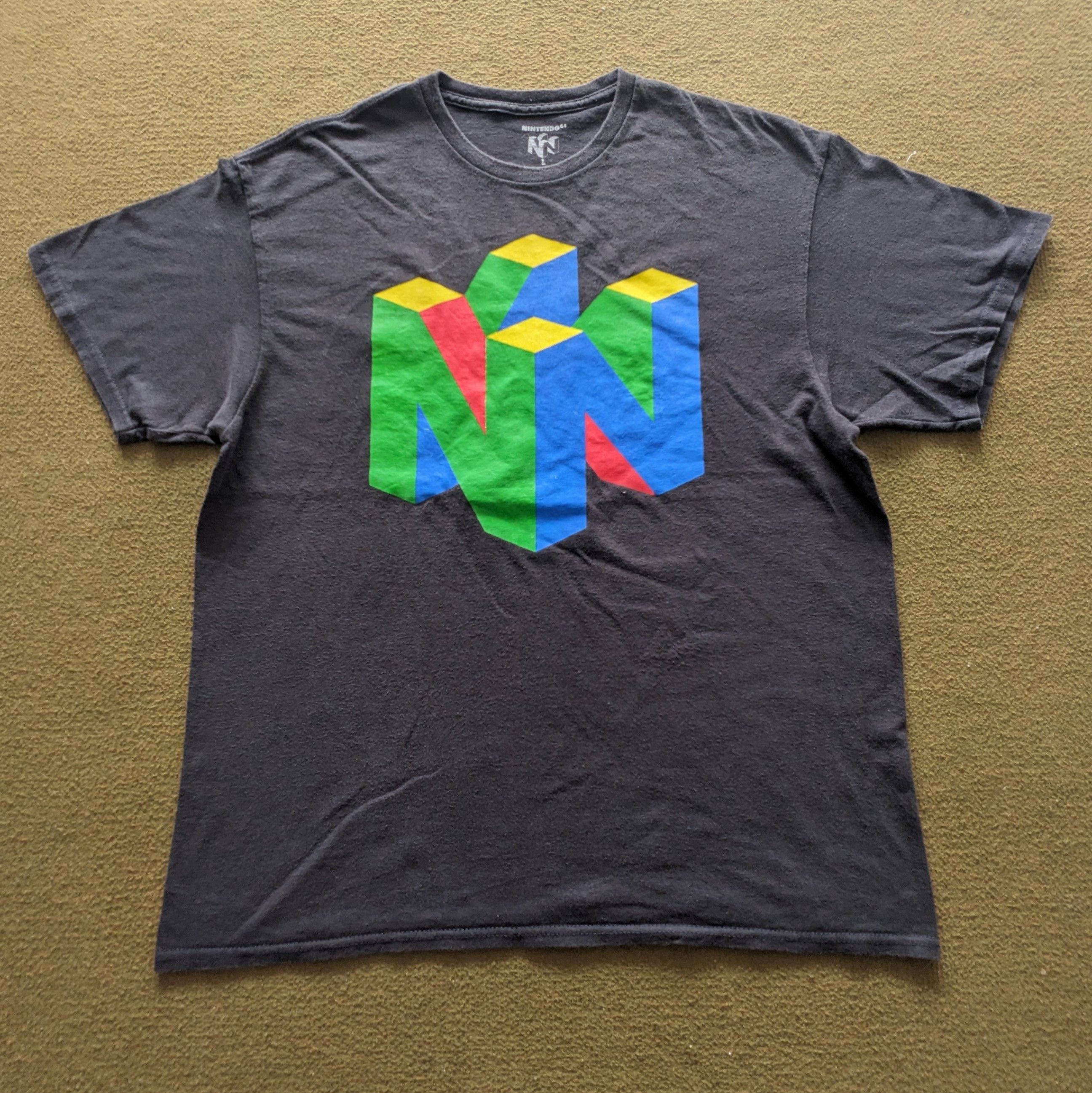 Vintage Vintage NINTENDO MEN Games T-shirt Size US L / EU 52-54 / 3 - 1 Thumbnail