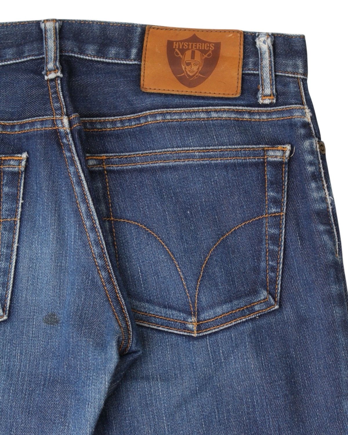 Hysteric Glamour 2000S HYSTERIC GLAMOUR RAW BLUE STRAIGHT DENIM JEANS Size US 28 / EU 44 - 4 Thumbnail