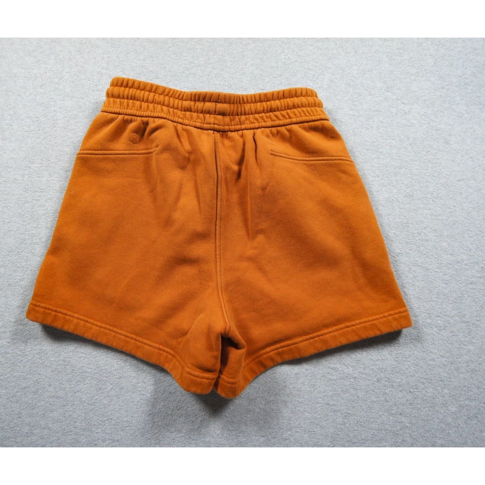 Lululemon Lululemon Shorts Womens 4 Orange Fleece 4" High Rise Loungeful Ladies Cotton Polyester Spandex Regular Size 27" / US 4 / IT 40 - 3 Thumbnail