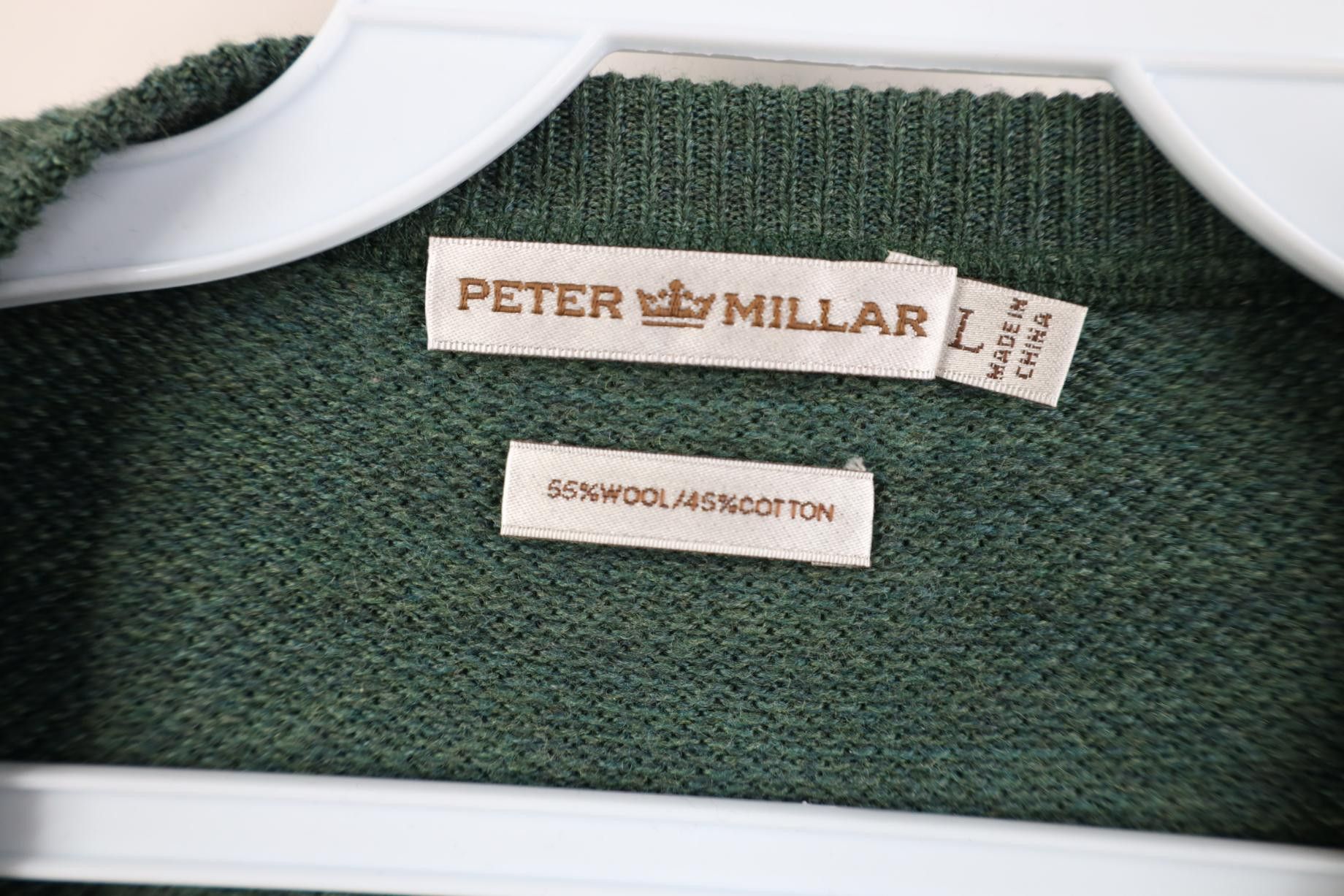Peter Millar Peter Millar Wool Blend Knit Golfing Golf Crewneck Sweater Size US L / EU 52-54 / 3 - 6 Thumbnail