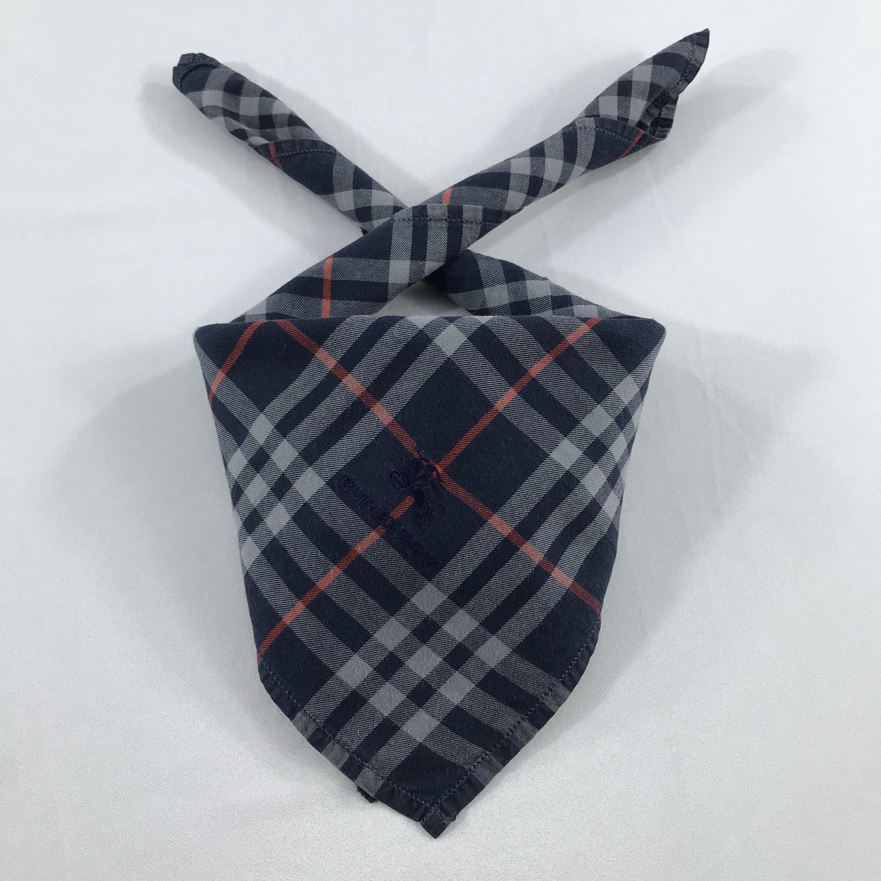Burberry × Vintage Burberry Bandana / Handkerchief / Neckerchief - S1954 Size ONE SIZE - 3 Thumbnail