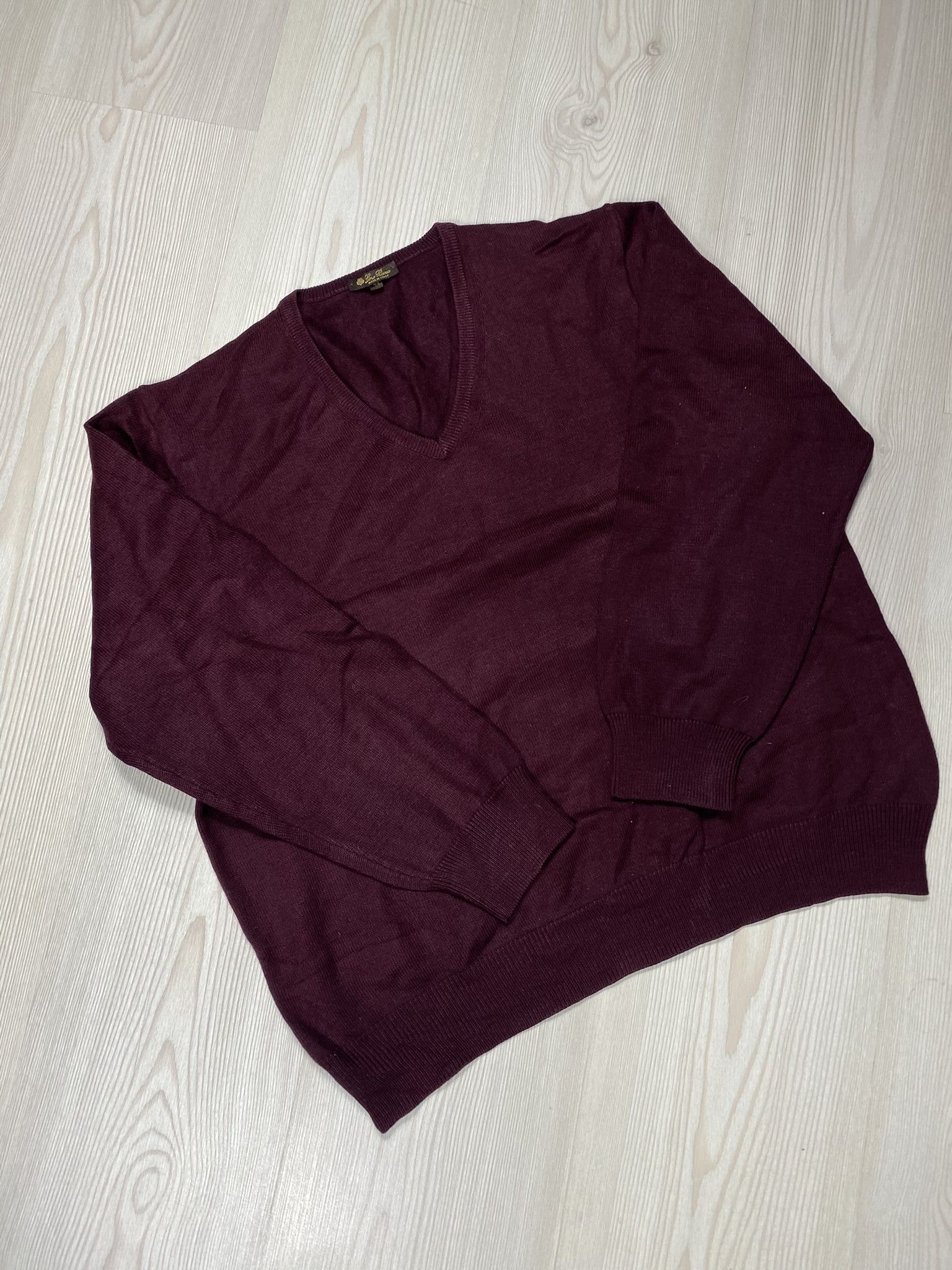 Loro Piana Loro Piana Sweater Wool 100% Dark Grape Size US M / EU 48-50 / 2 - 4 Thumbnail