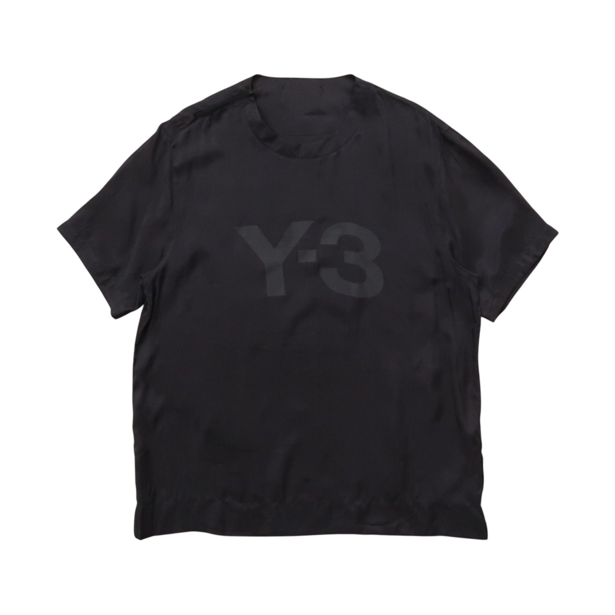 Y-3 2021 Yohji Yamamoto Y-3 CH3 Sanded Cupro Asymmetric Size US M / EU 48-50 / 2 - 1 Thumbnail
