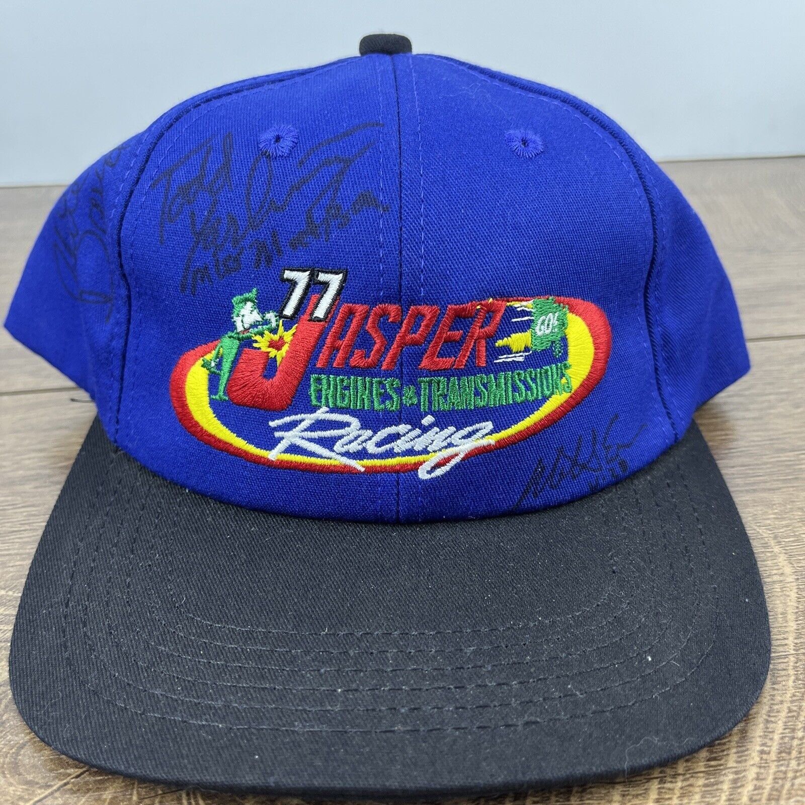 Other Jasper Engines & Transmissions Hat 77 Blue Hat Adjustable Ad Size ONE SIZE - 5 Thumbnail