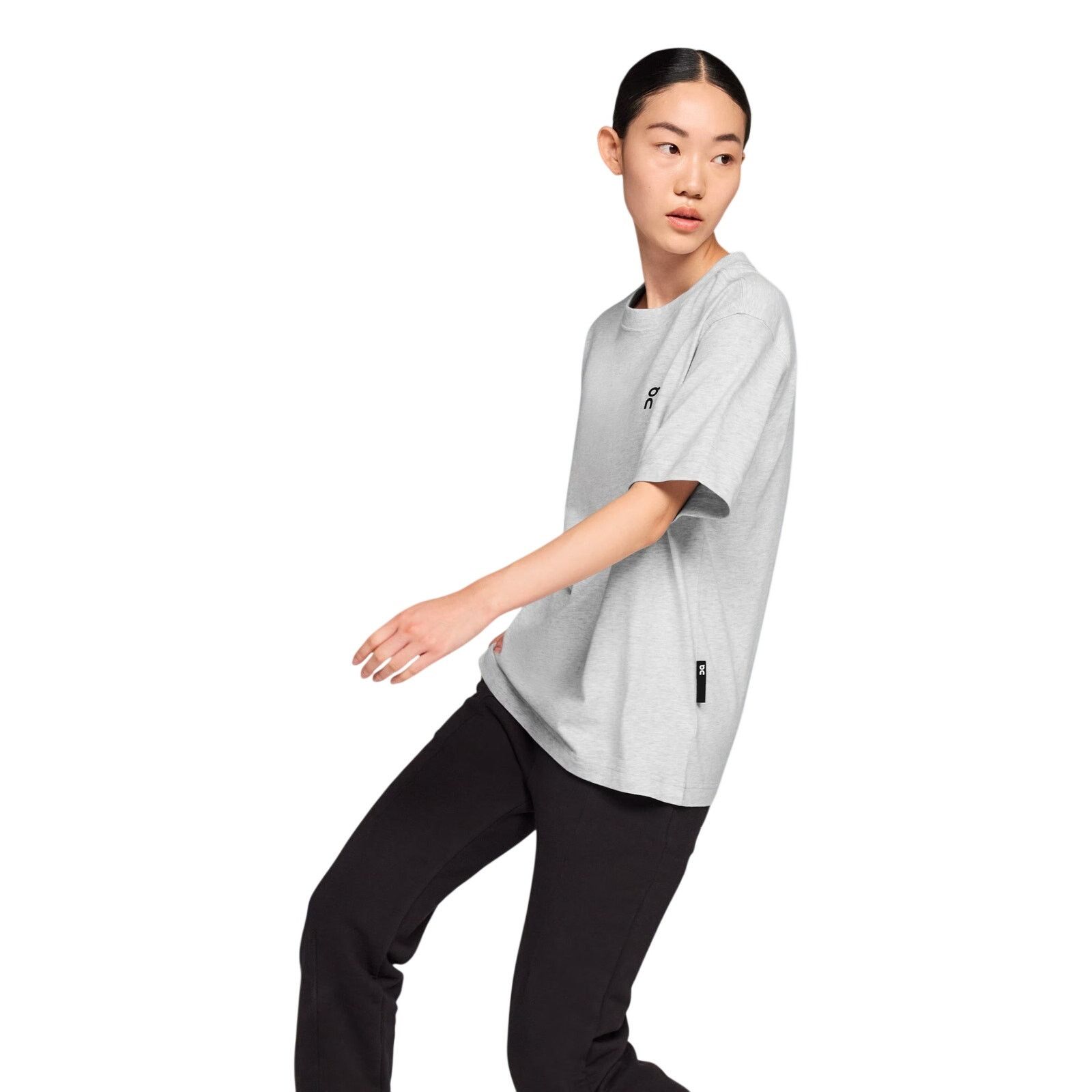 On On Club-T Cotton T-Shirt in Grey/Crater Size S - New Size S / US 4 / IT 40 - 3 Thumbnail