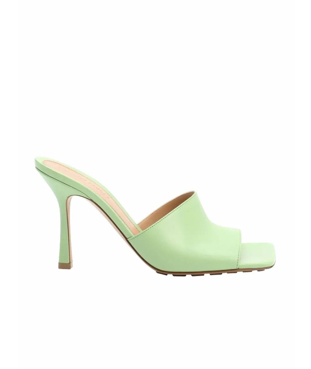 o1n1vont0924 Stretch Mules in Light Green