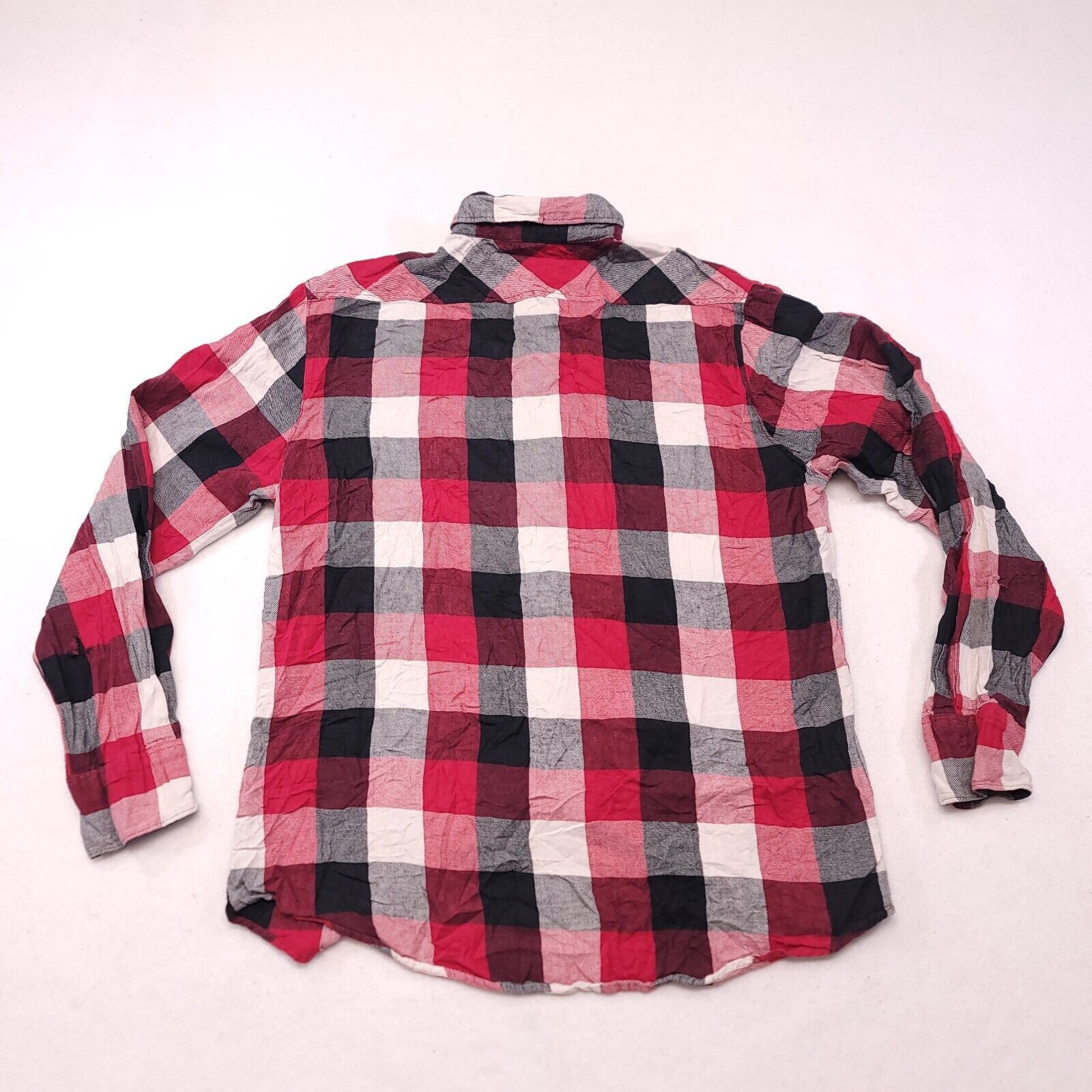StraightFaded Straight Faded Gingham Flannel Button Up Shirt Mens Size L Size US L / EU 52-54 / 3 - 11 Thumbnail