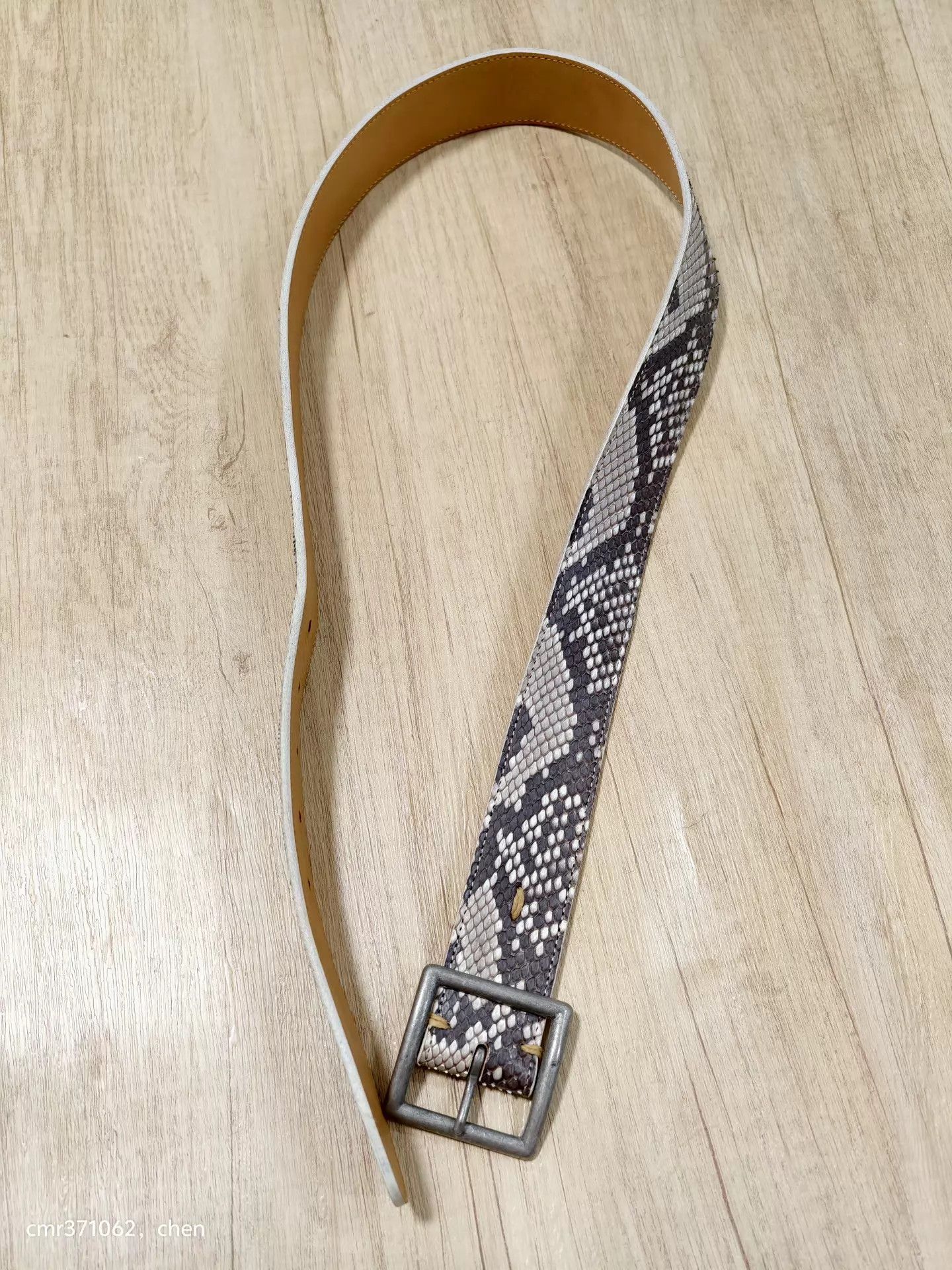 Visvim visvim 20SS Python Belt 40mm Natural W32 9-95 Size ONE SIZE - 1 Thumbnail