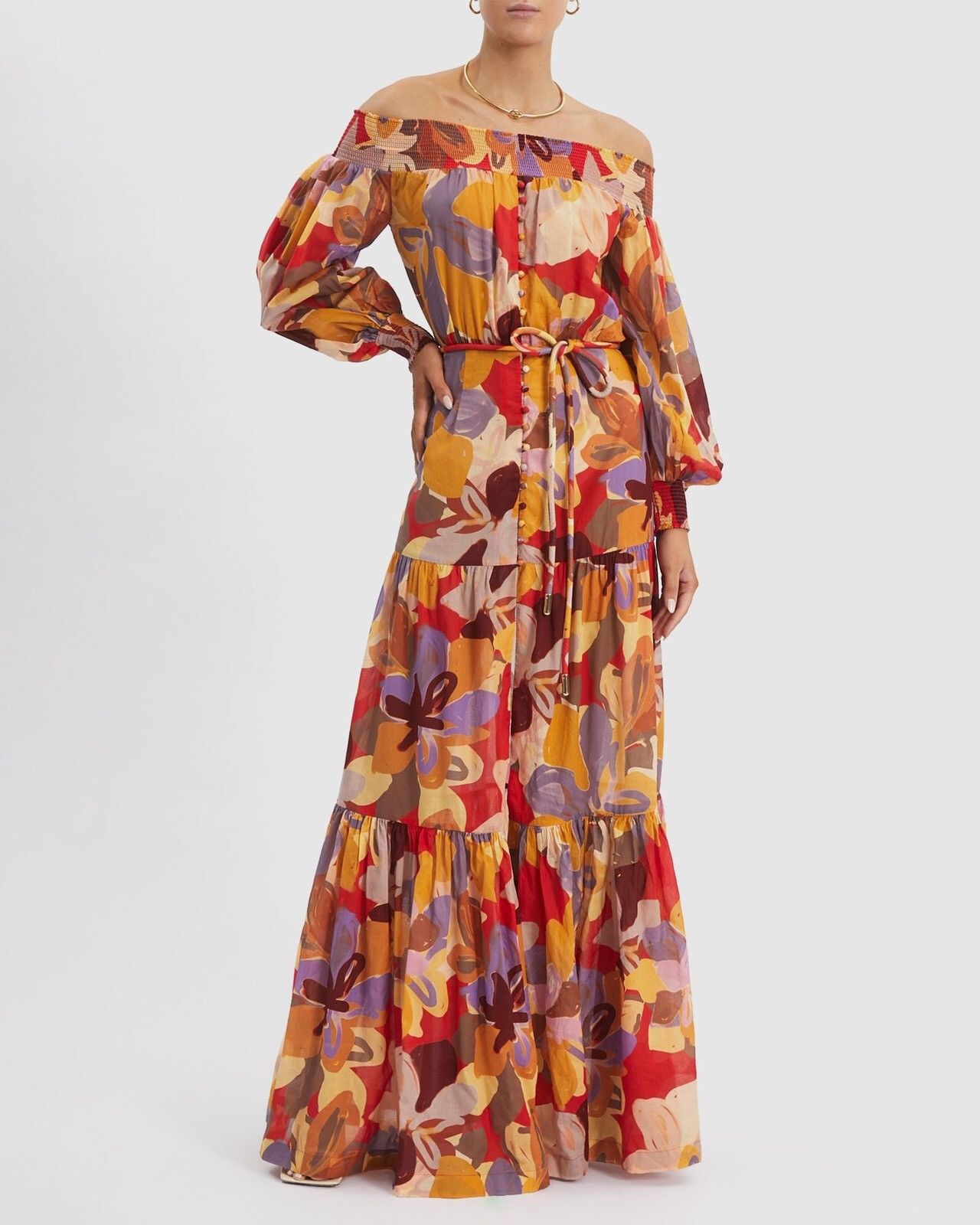 Other Rebecca Vallance Santiago Off-Shoulder Maxi Dress EU40 US8 Size M / US 6-8 / IT 42-44 - 1 Thumbnail
