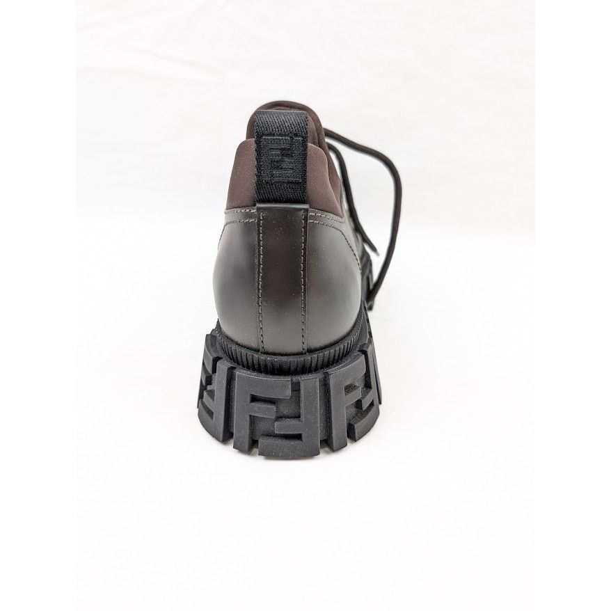 Fendi o1rshd1 Lace Up Fabric Calf Leather Boots Shoe in Multicolor Size US 10 / EU 43 - 13 Thumbnail