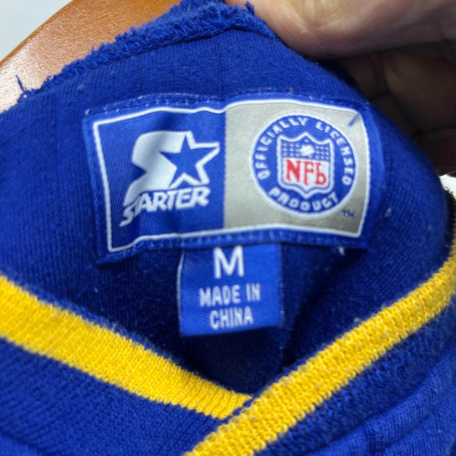 Other Vintage 90s Los Angeles Rams Starter Sweatshirt Medium Size ONE SIZE - 6 Thumbnail