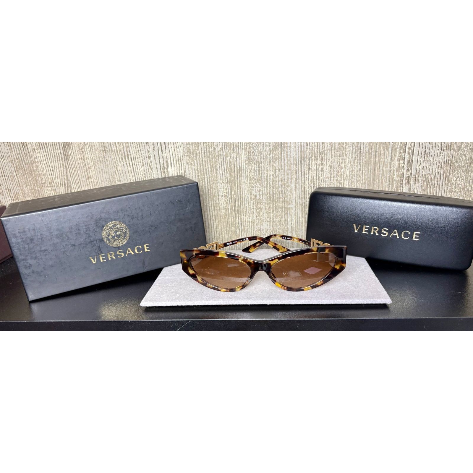 Versace NWB Versace Cat Eye Havana Brown Gradient Sunglasses 4470-B Size ONE SIZE - 3 Thumbnail